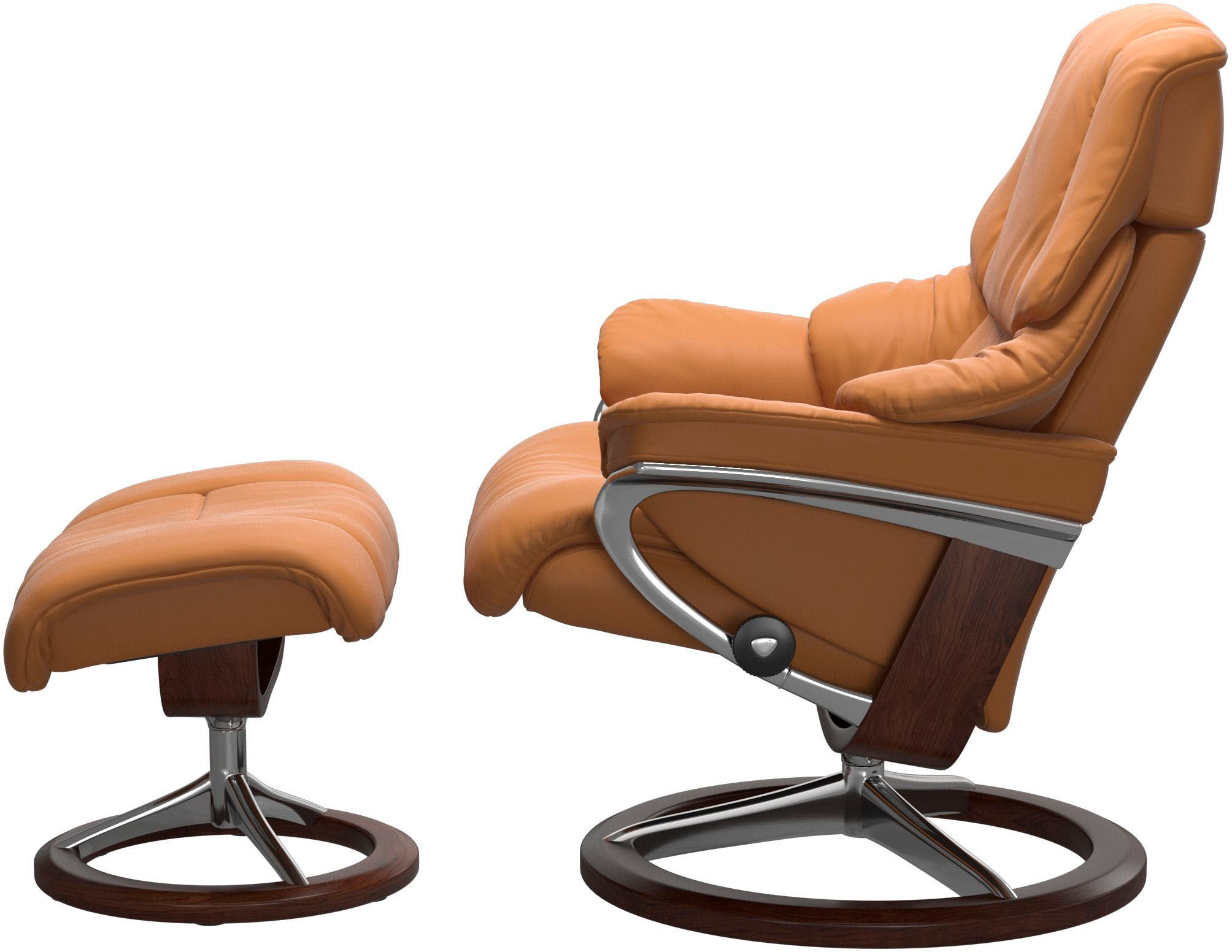 Stressless® Relaxsessel »Reno«, mit Signature Base, Größe S, M & L, Gestell Braun