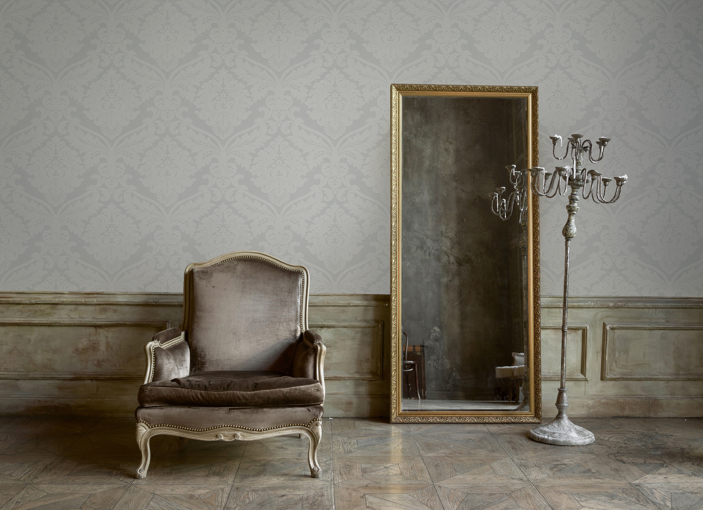 living walls Vliestapete »Flock«, Barock, Ornament Tapete Barock