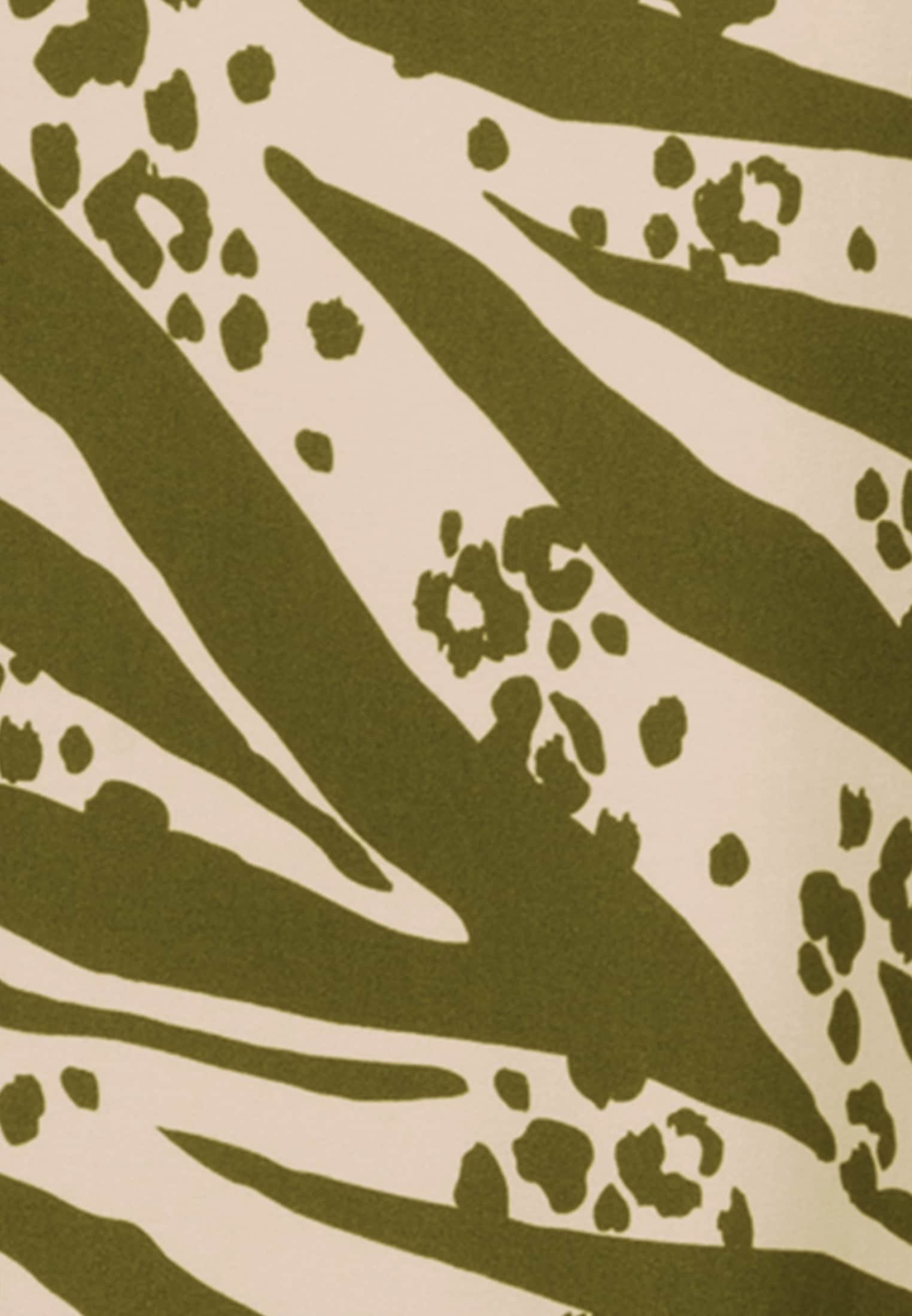 seidensticker Sommerkleid »Schwarze Rose«, 7/8-Arm Rundhals Animal