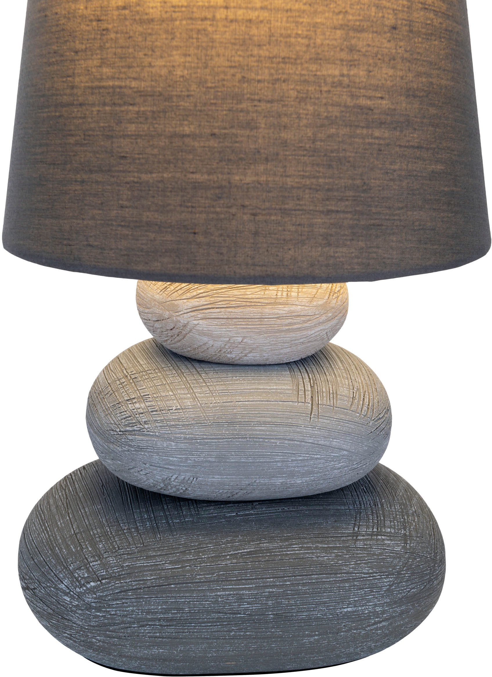 näve LED Tischleuchte »Stoney«, Leuchtmittel E14 | ohne Leuchtmittel, Zuleitung: ca. 130 cm