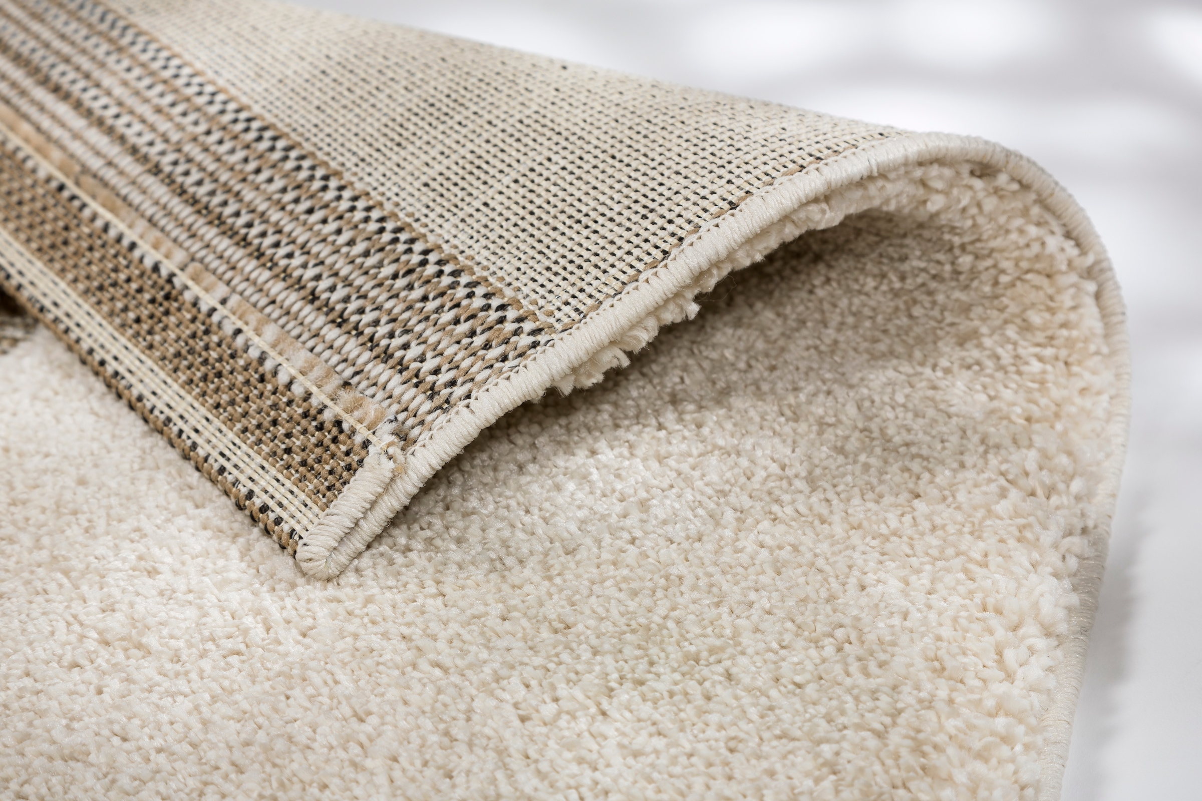 SCHÖNER WOHNEN-Kollektion Hochflor-Teppich »Winsome 6318-243«, rechteckig, 25 mm Höhe, Langflor, Hoch Tief Struktur, Wohnzimmer, Schöner Wohnen Kollektion