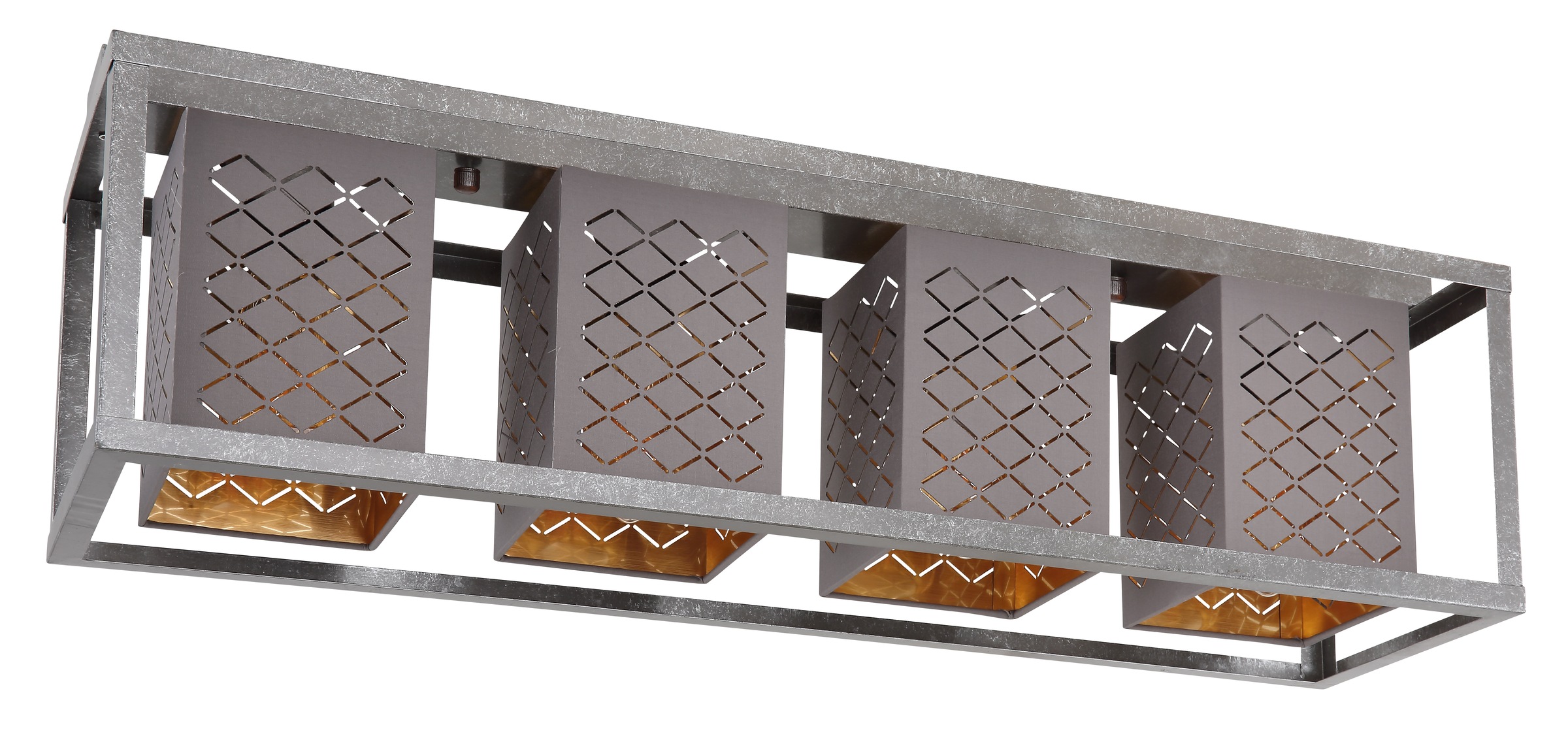 GLOBO LIGHTING Deckenleuchte »THOMAS« E27 1 Stk. Deckenlampe/silberfarben/antik/Dekorstanzung/Wohnbereich