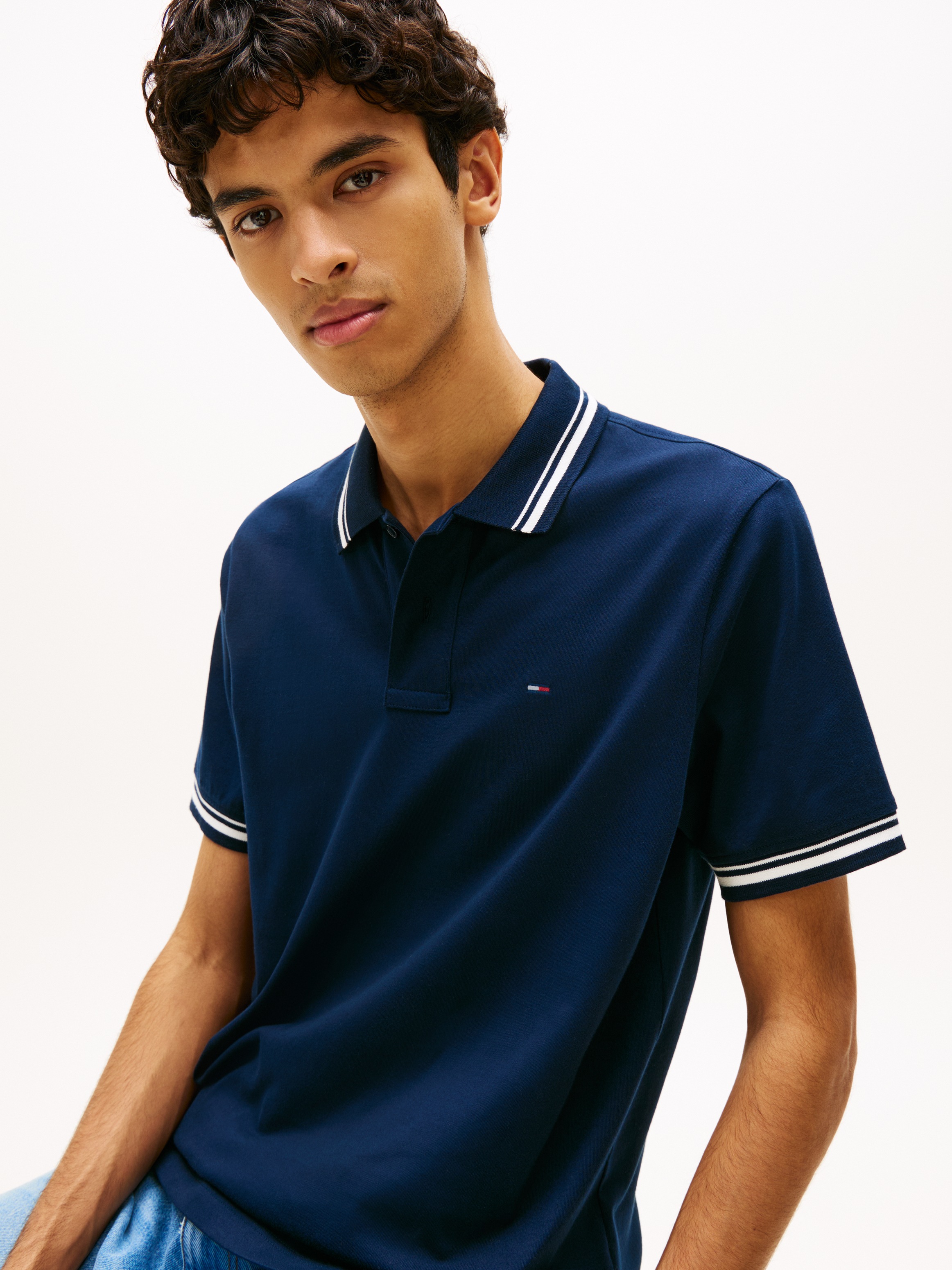 Tommy Jeans Poloshirt »TJM REGULAR TIPPED« Regular fit mit Polokragen