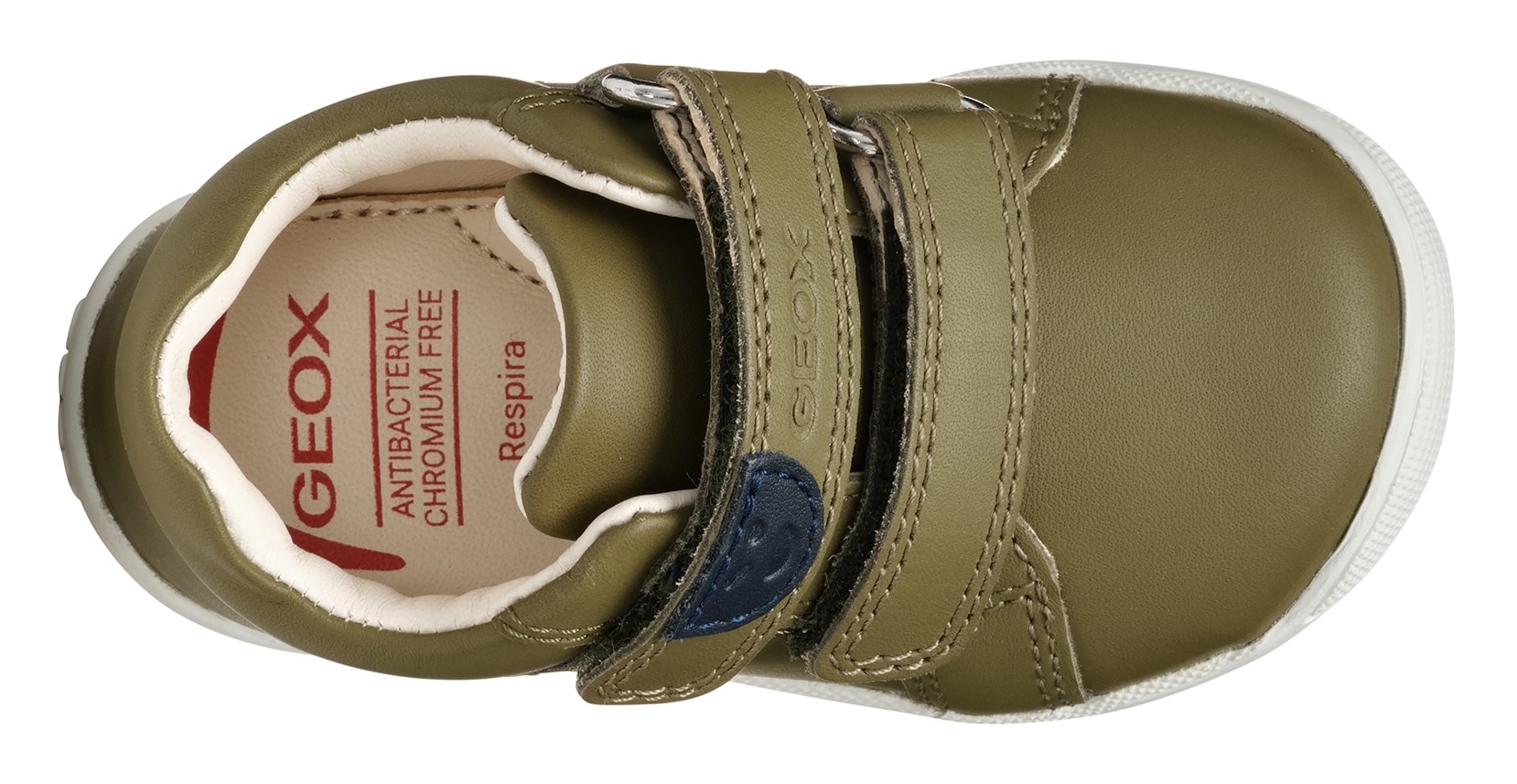 Geox Lauflernschuh »B MACCHIA BOY«, Babyschuh, Klettschuh, Sneaker für Laufanfänger