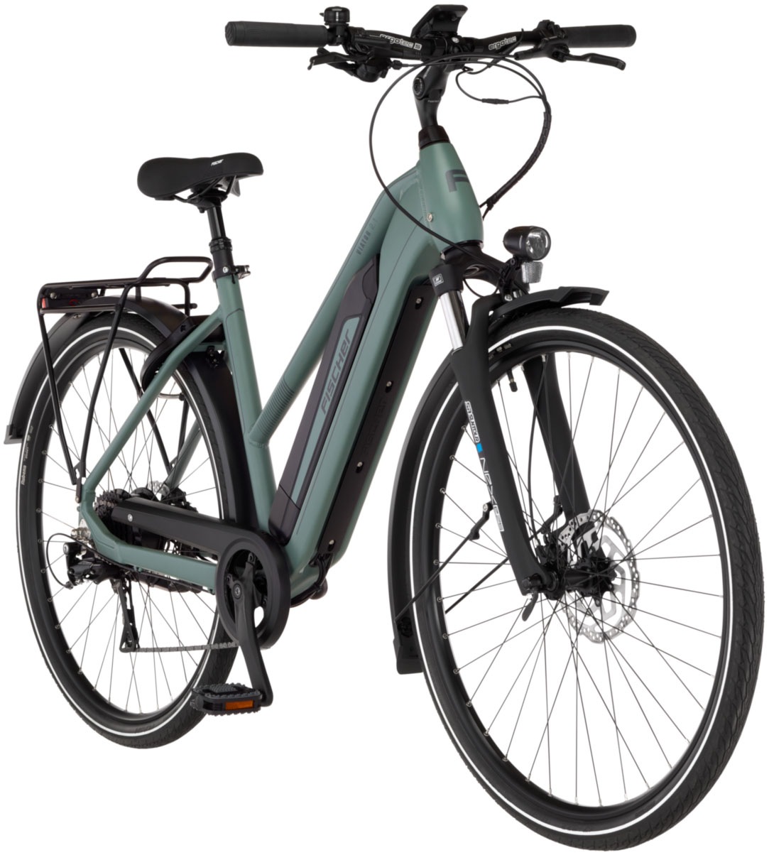 FISCHER Fahrrad E-Bike »VIATOR 2.1 459«, 8 Gang, Shimano, ACERA, (mit Akku-Ladegerät-mit Werkzeug)