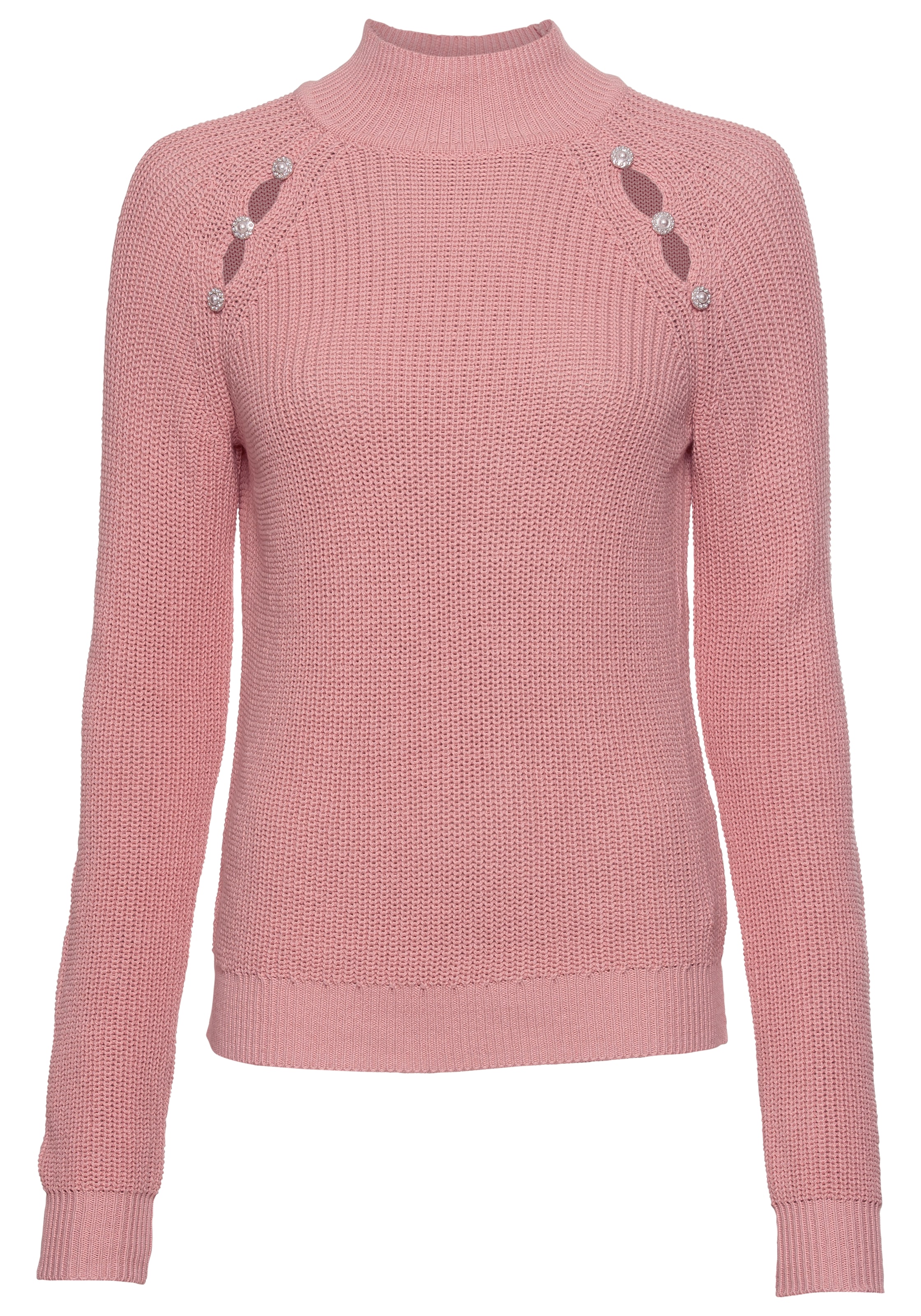 Melrose Stehkragenpullover, mit Cut-Outs - NEUE KOLLEKTION