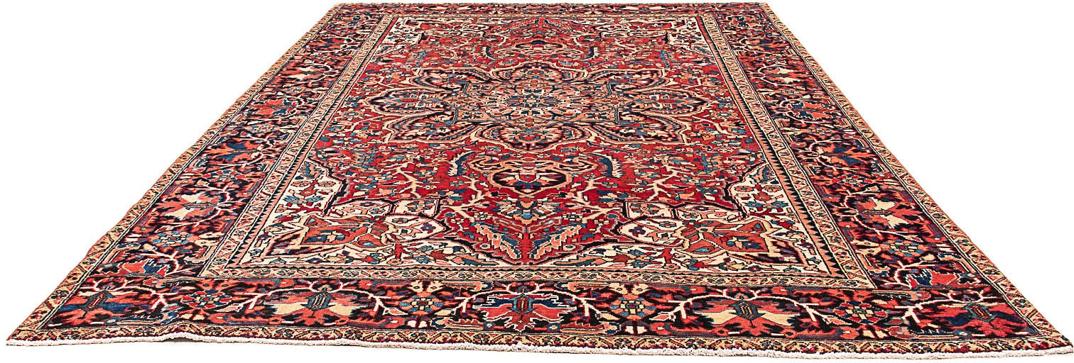 morgenland Wollteppich »Heriz Medaillon 334 x 254 cm«, rechteckig, 10 mm Hö günstig online kaufen