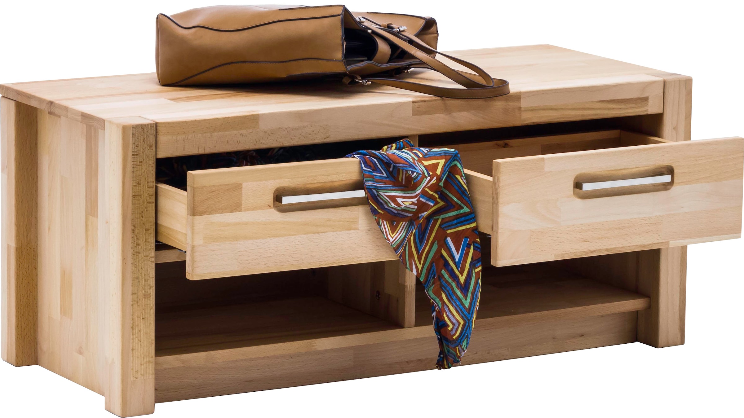 MCA living Garderobenschrank »Fenja Garderobenbank, Flurbank, Bank, Ablageb günstig online kaufen