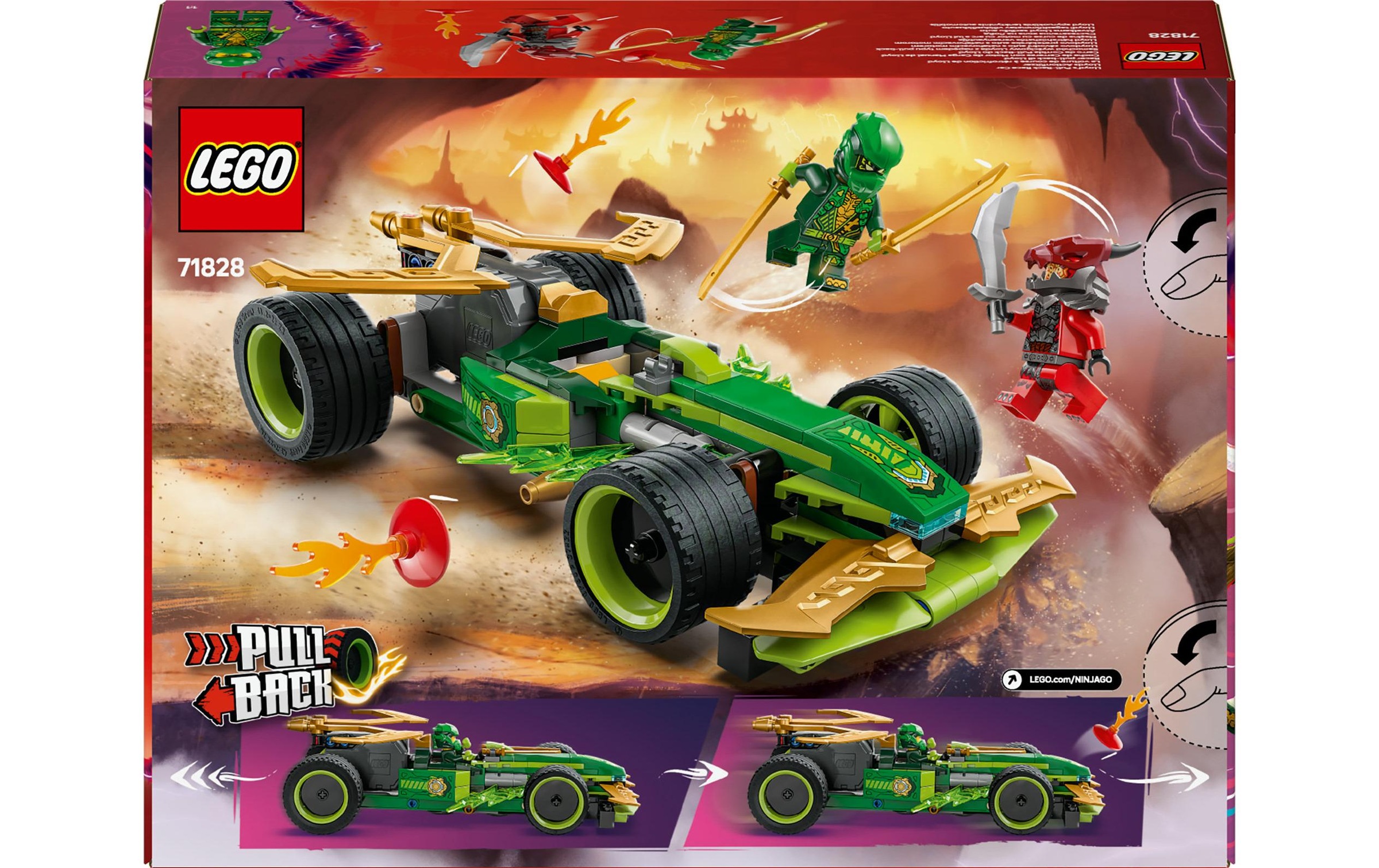 LEGO® Spielbausteine »Ninjago Lloyds Actionflitzer 71828«