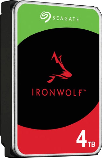 Seagate interne HDD-Festplatte »IronWolf 4TB«, 3,5 Zoll, Anschluss SATA III