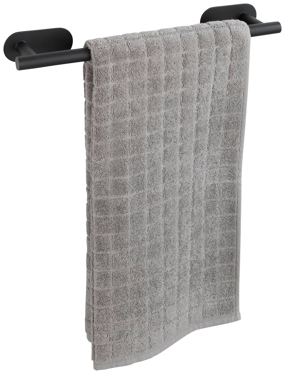 WENKO Handtuchhalter »Orea Black«, BxTxH: 40x7x4,5 cm, befestigen ohne bohren