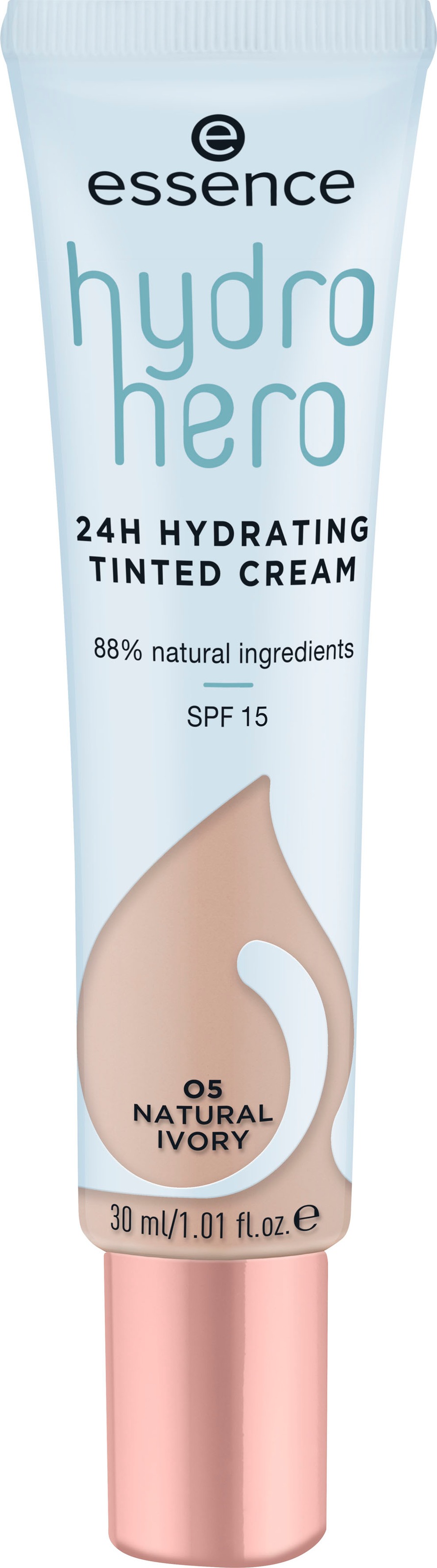2. Bild von Essence Getönte Gesichtscreme »hydro hero 24h HYDRATING TINTED CREAM«, (Set, 3 tlg.)