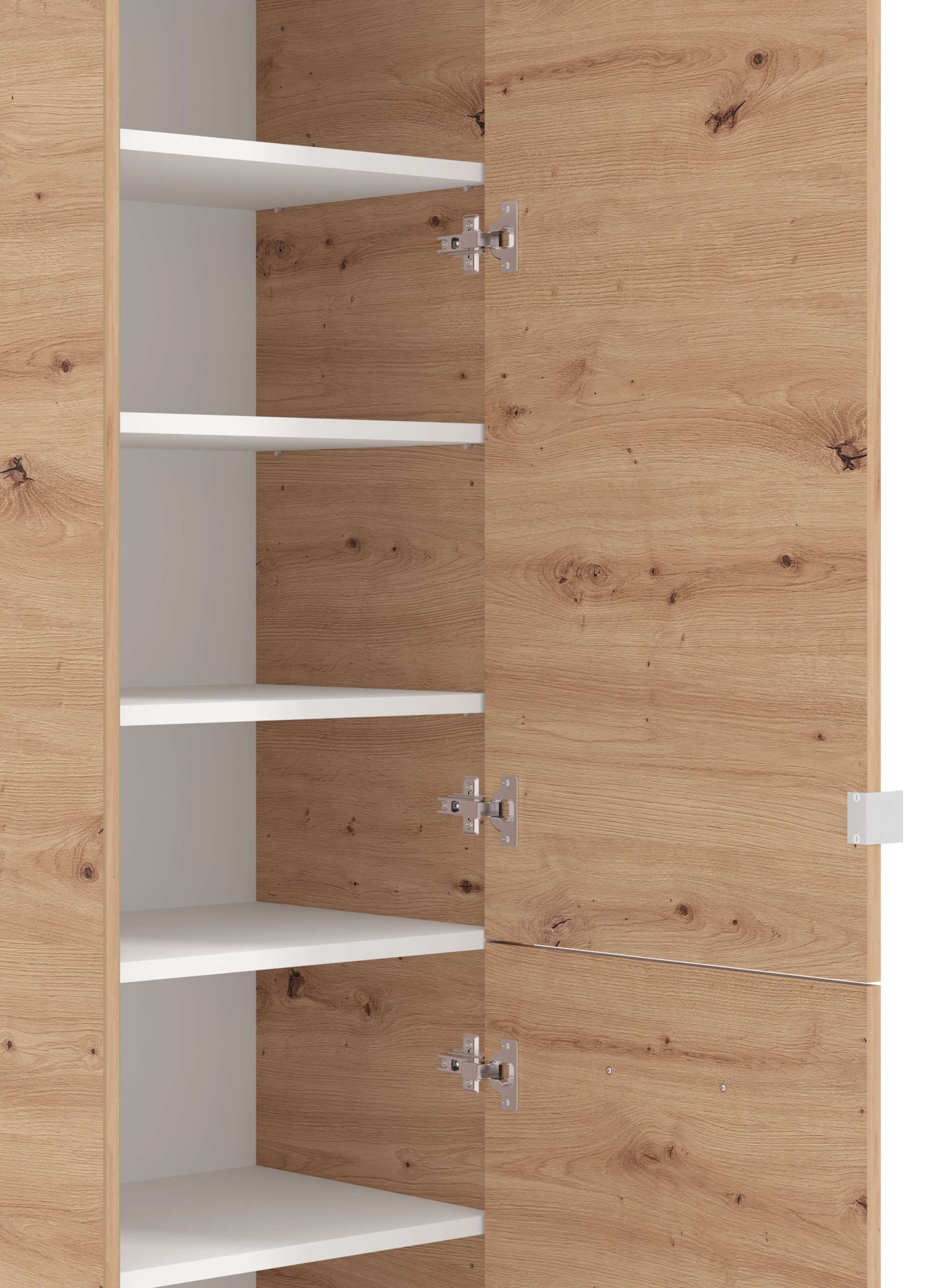 INOSIGN Schuhschrank »Menorca Schuhkommode, Lagerschrank, Schuhregal, Breite 47 cm«, mit zwei Türen, in modernen und eleganten Farben, mit einem Spiegel