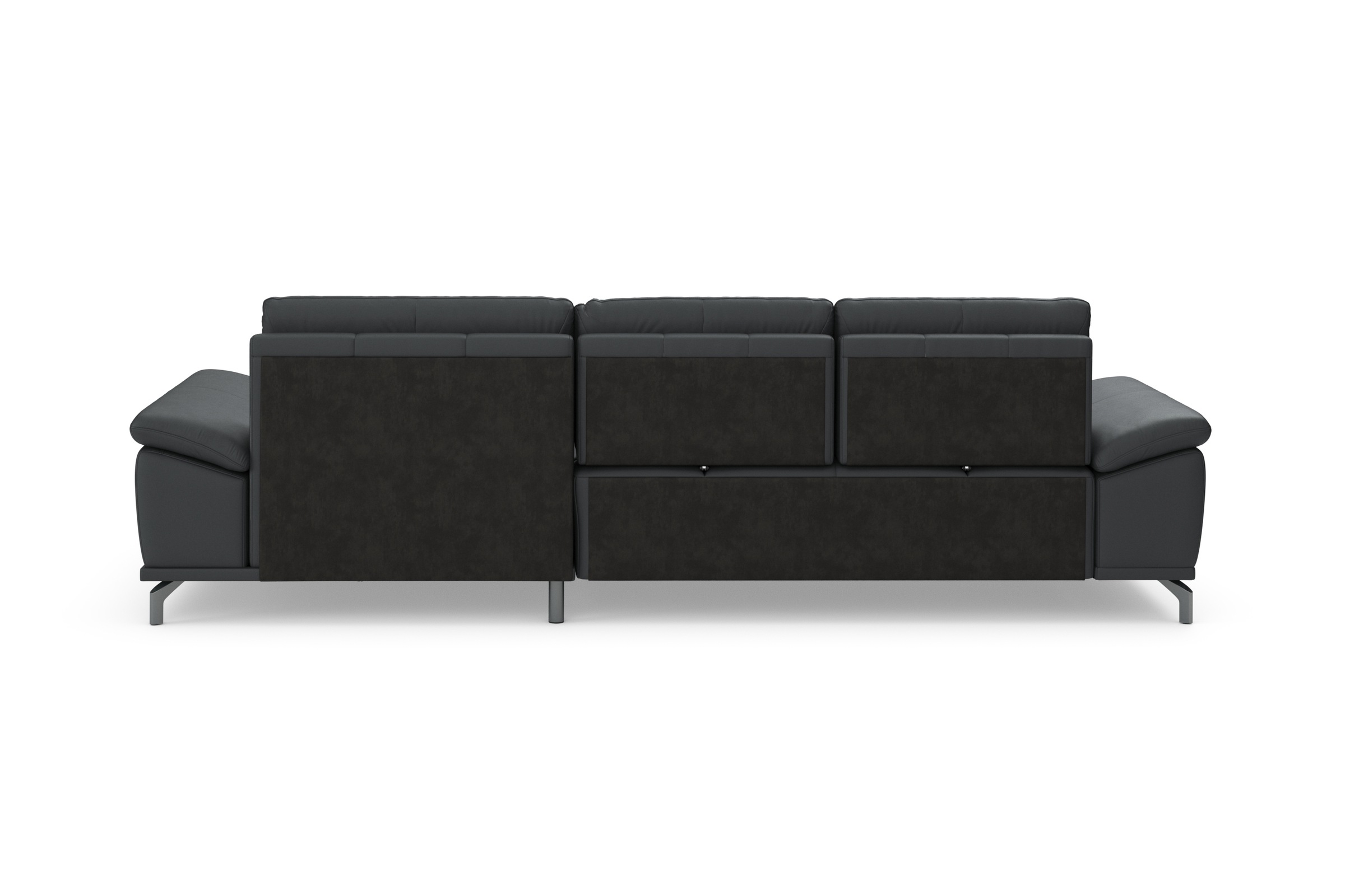 Places of Style Ecksofa Costello, mit Sitztiefenverstellung und Armlehnfunktion, incl. 3 Nierenkissen