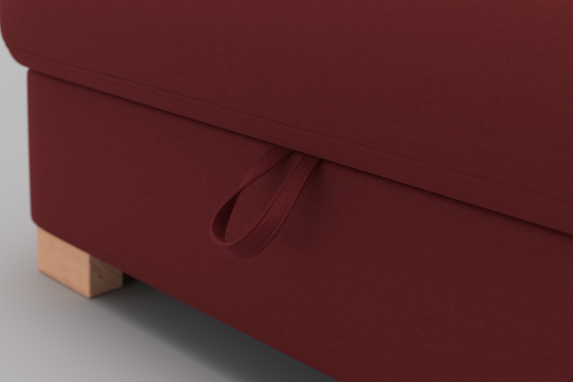 sit&more Ecksofa »Quincy L-Form«, wahlweise mit Bettfunktion und Bettkasten