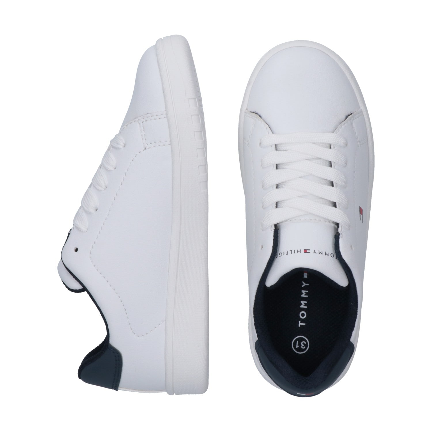 Tommy Hilfiger Sneaker, Konfirmationsschuh, Kommunionsschuh mit Logoverzierung