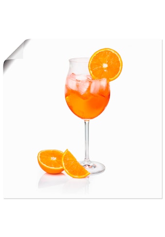 Artland Wandbild »Aperol Spritz mit einer Scheibe Orange«, Getränke, (1 St.), in... kaufen