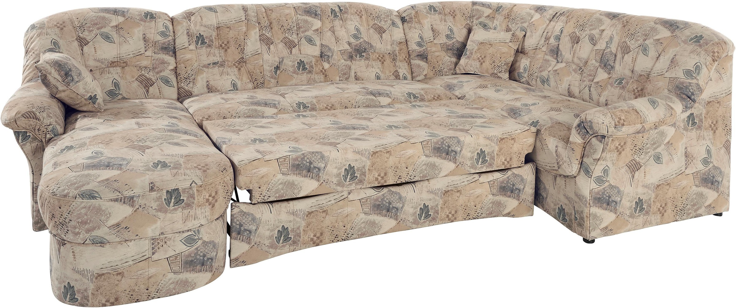 DOMO collection Wohnlandschaft »Bahia mit viel Platz, zeitloses Design, U-Form«, wahlweise mit Bettfunktion