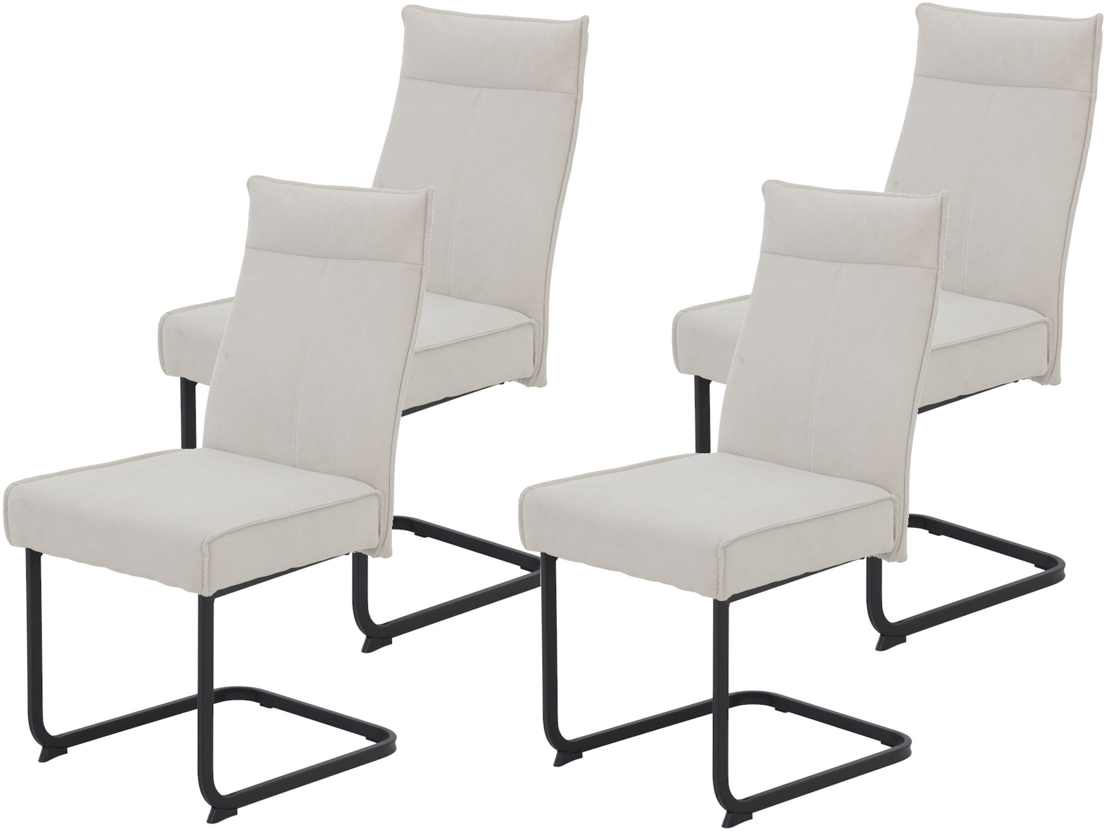 HELA Freischwinger »KAREN Esszimmerstuhl«, (Set), 4 St., XL-Breite, Komfort günstig online kaufen