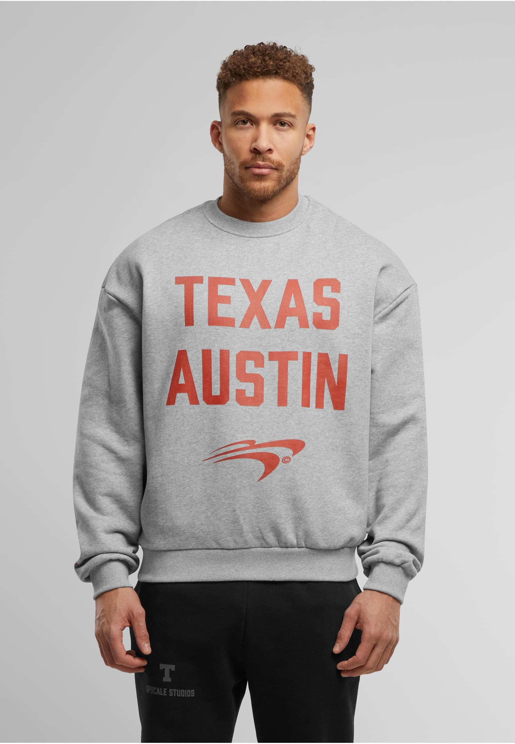 Upscale by Mister Tee Rundhalspullover »Upscale by Mister Tee Texas Longhorns Austin Oversize Crewneck« 1 Stk. tlg.