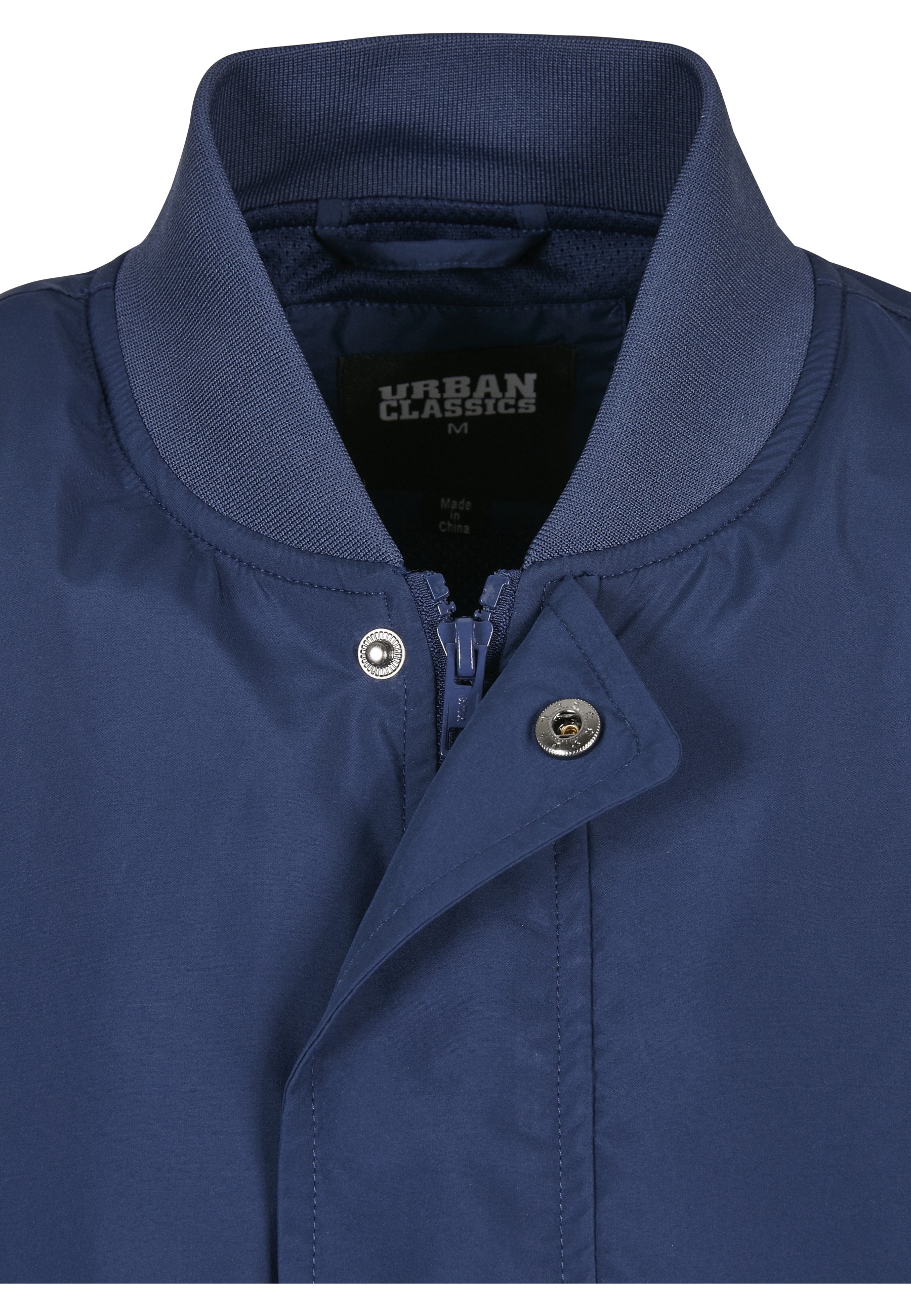 URBAN CLASSICS Bomberjacke »Urban Classics Herren Pullover Bomber Jacket« 1 Stk. tlg. ohne Kapuze