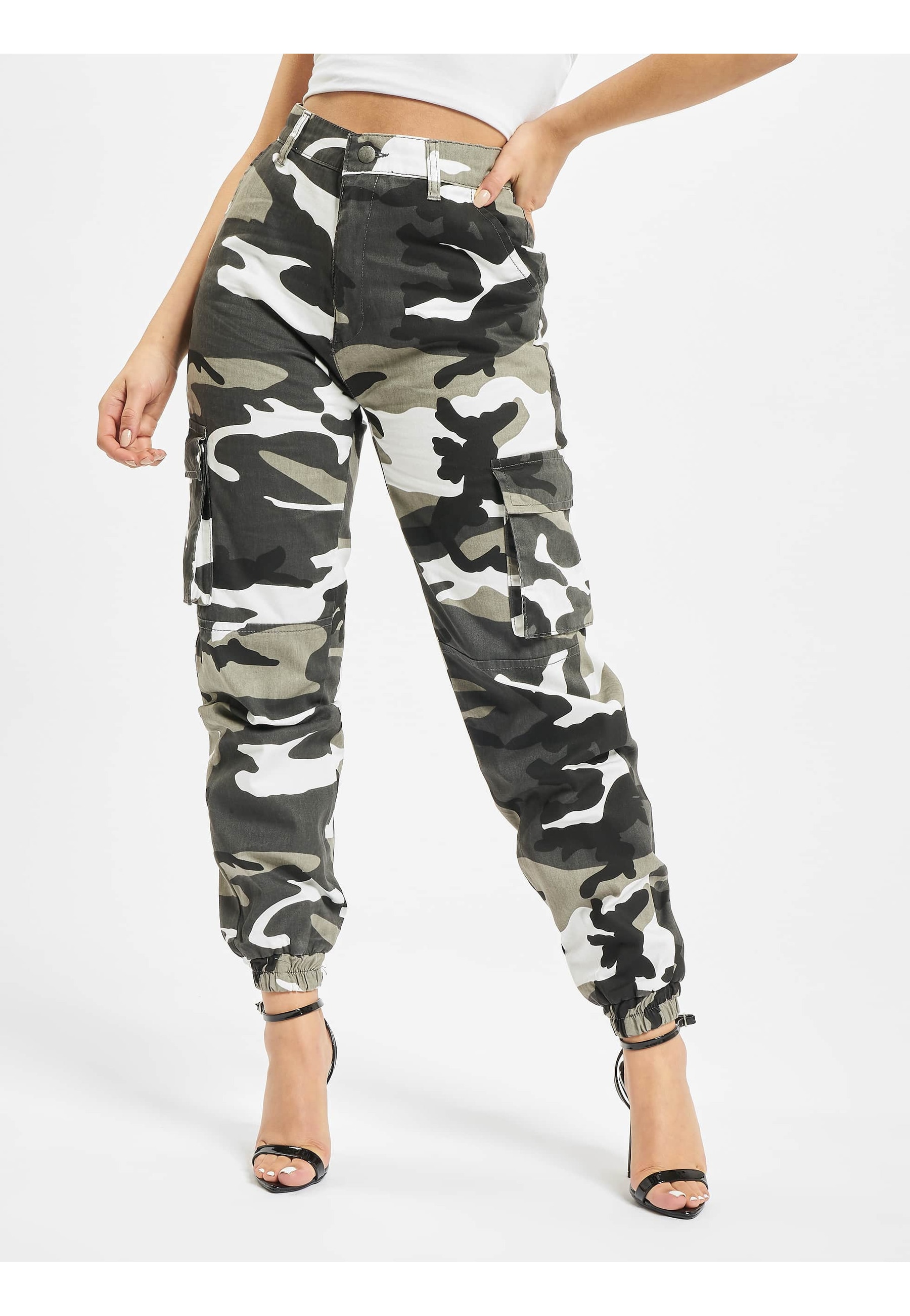 DEF Stoffhose »DEF Damen Ruby Cargopants«