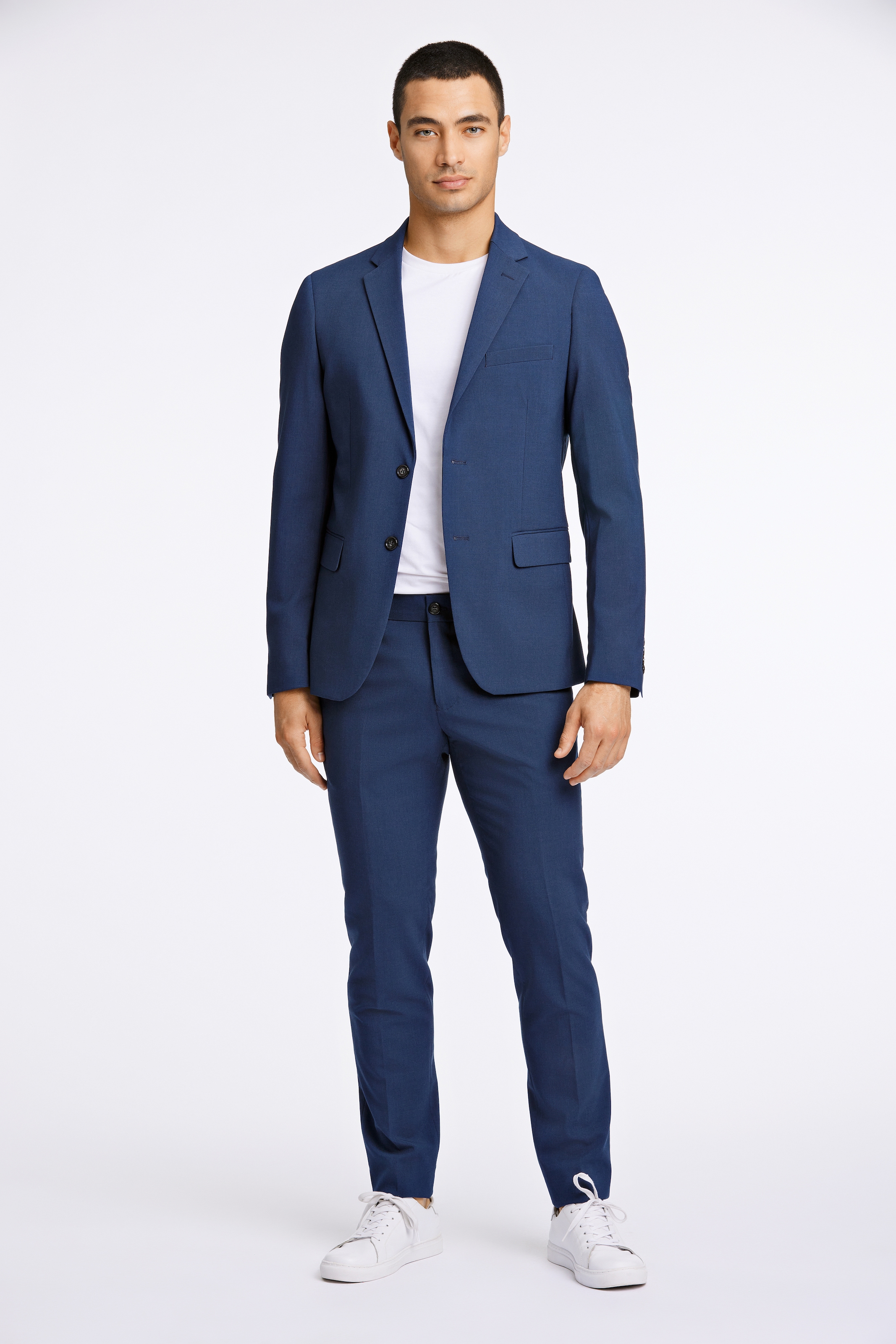LINDBERGH Anzug 2 tlg. slim fit mit Stretch blue mel 50 50 Klassischer Anzug von LINDBERGH