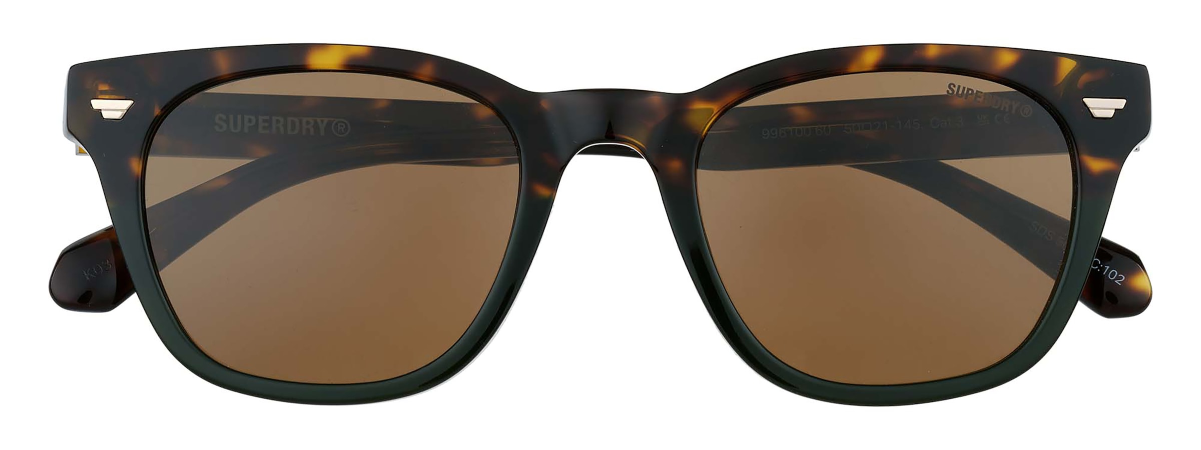 Superdry Sonnenbrille »Modell 996100« Form Karree/Eckig , Logoschriftzug auf Bügel, Kunststofffassung