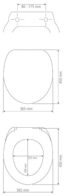 WENKO WC-Sitz »Pretty«, mit Softclose, aus Thermoplast