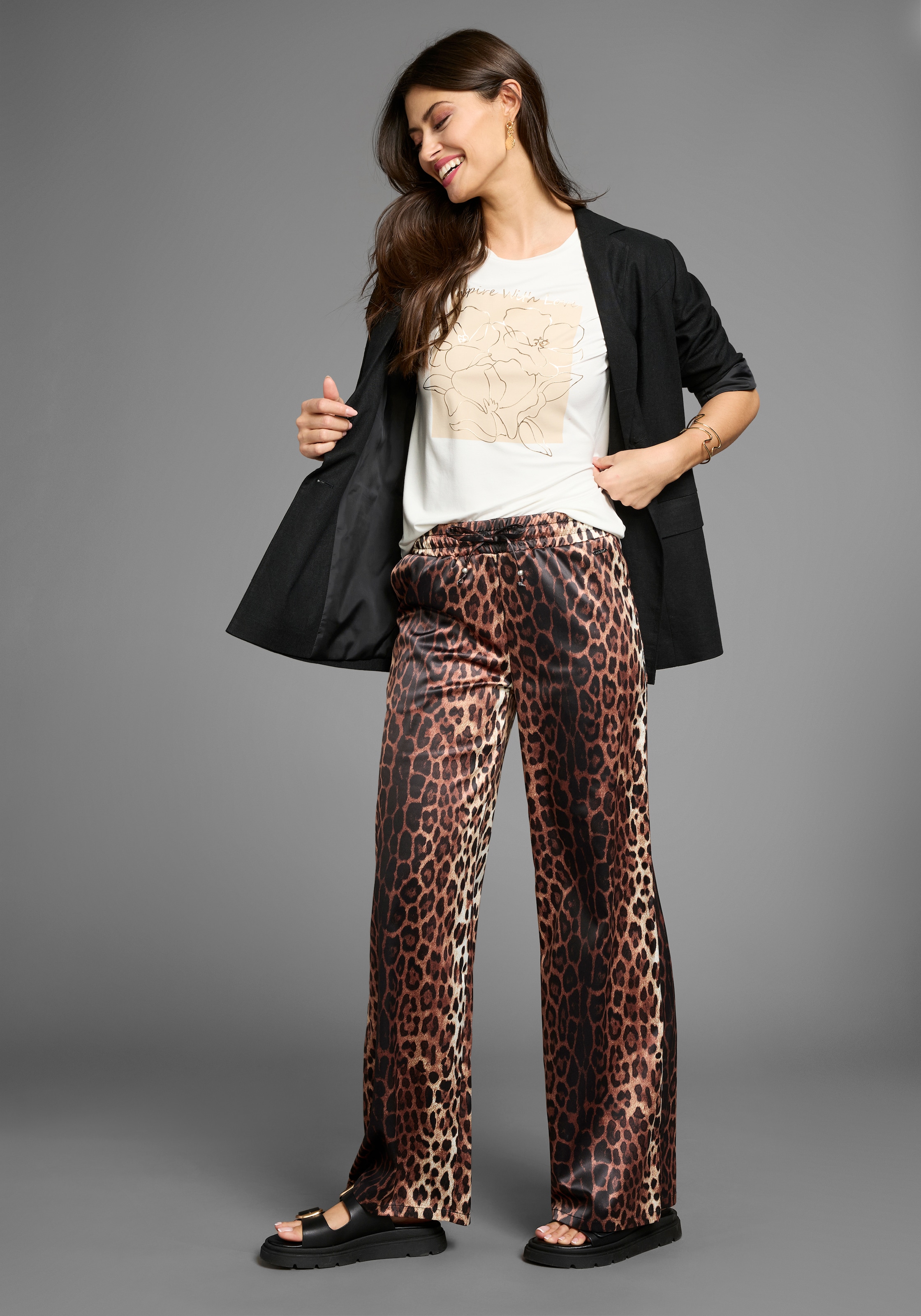 Laura Scott Schlupfhose  im Leo-Look