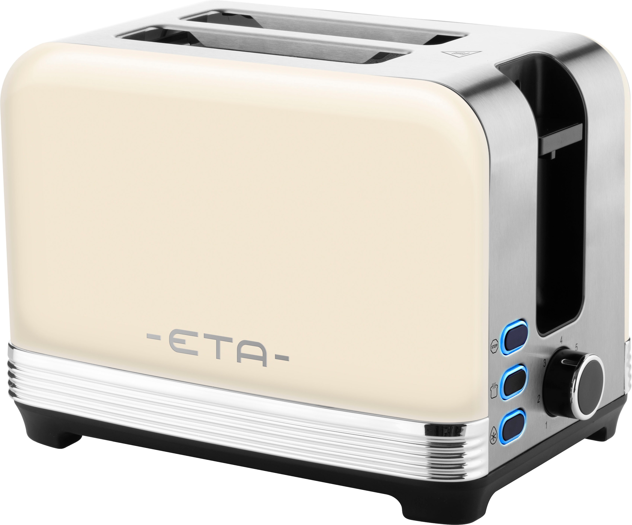 eta Toaster »STORIO ETA916690040« 2 kurze Schlitze 980 W 7 Bräunungsstufen günstig online kaufen