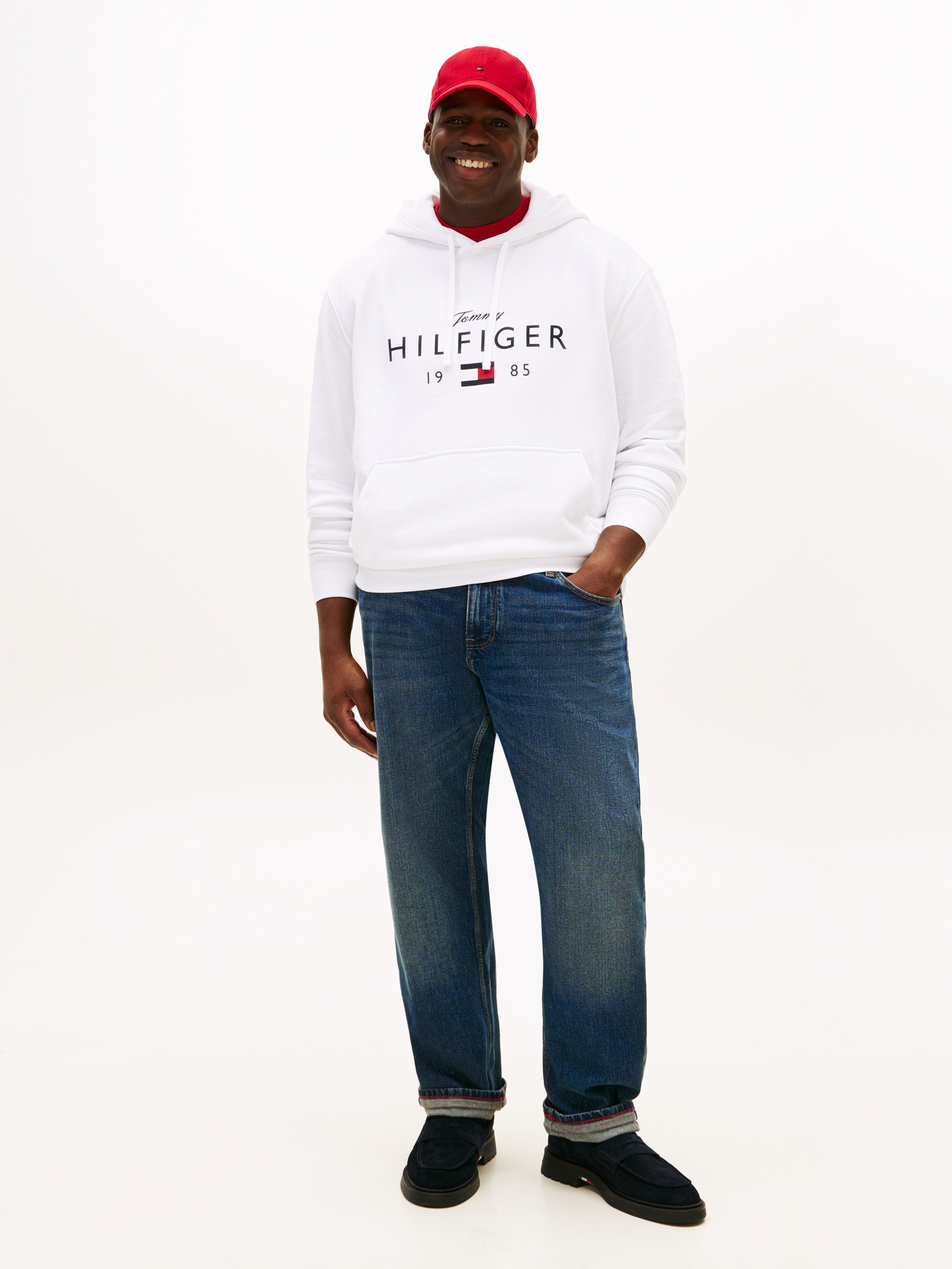 Tommy Hilfiger Big & Tall Hoodie »BT-BRANDLOVE BIG HILFIGER«, mit Logo-Grafik, Große Größen, regular fit
