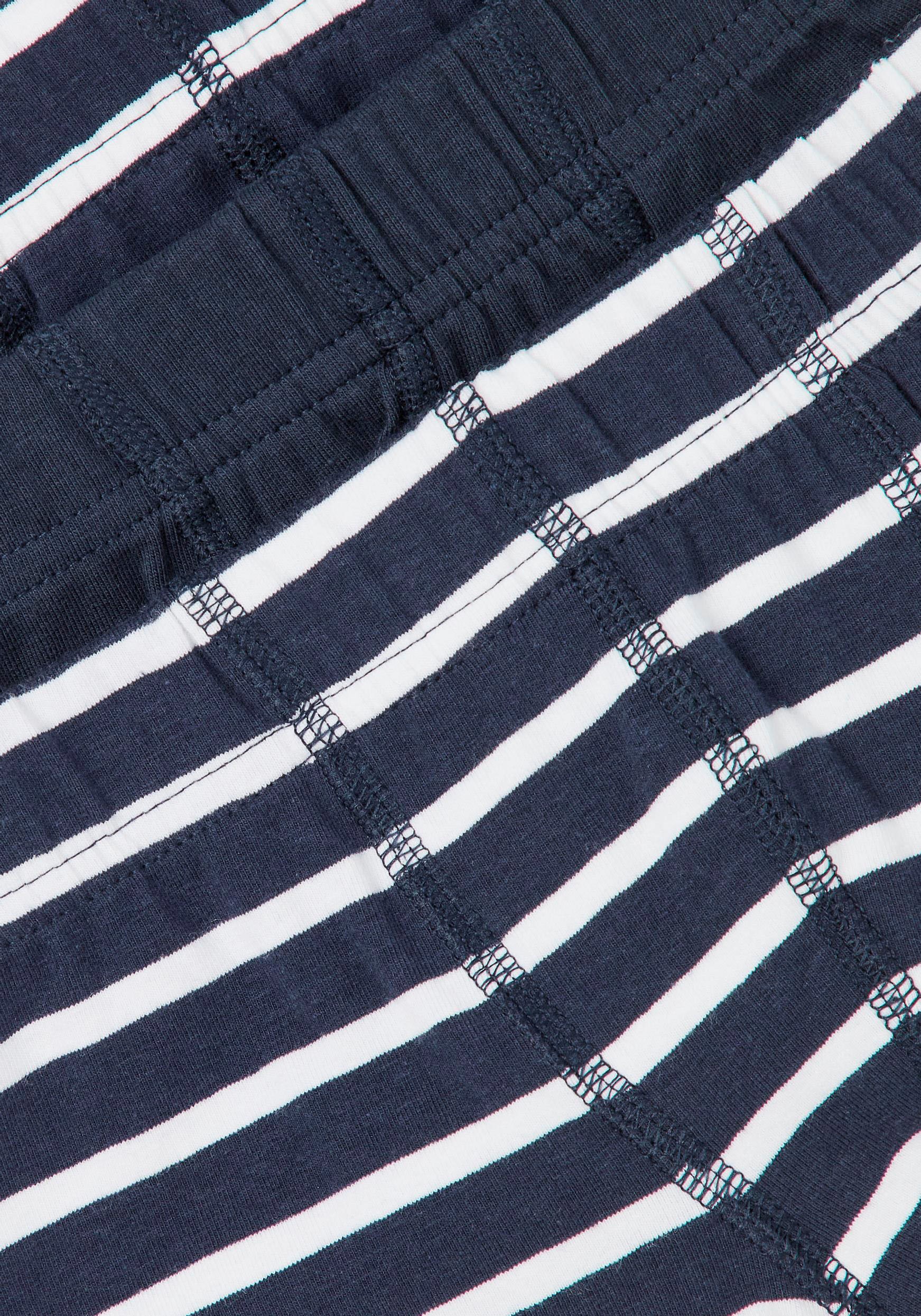 Name It Boxer »NKMTIGHTS für Jungen mit weichem Bund und angenehmer Länge« Packung, 3 Stk. tlg., normal, Jersey, gestreift, abgestepptes Bündchen
