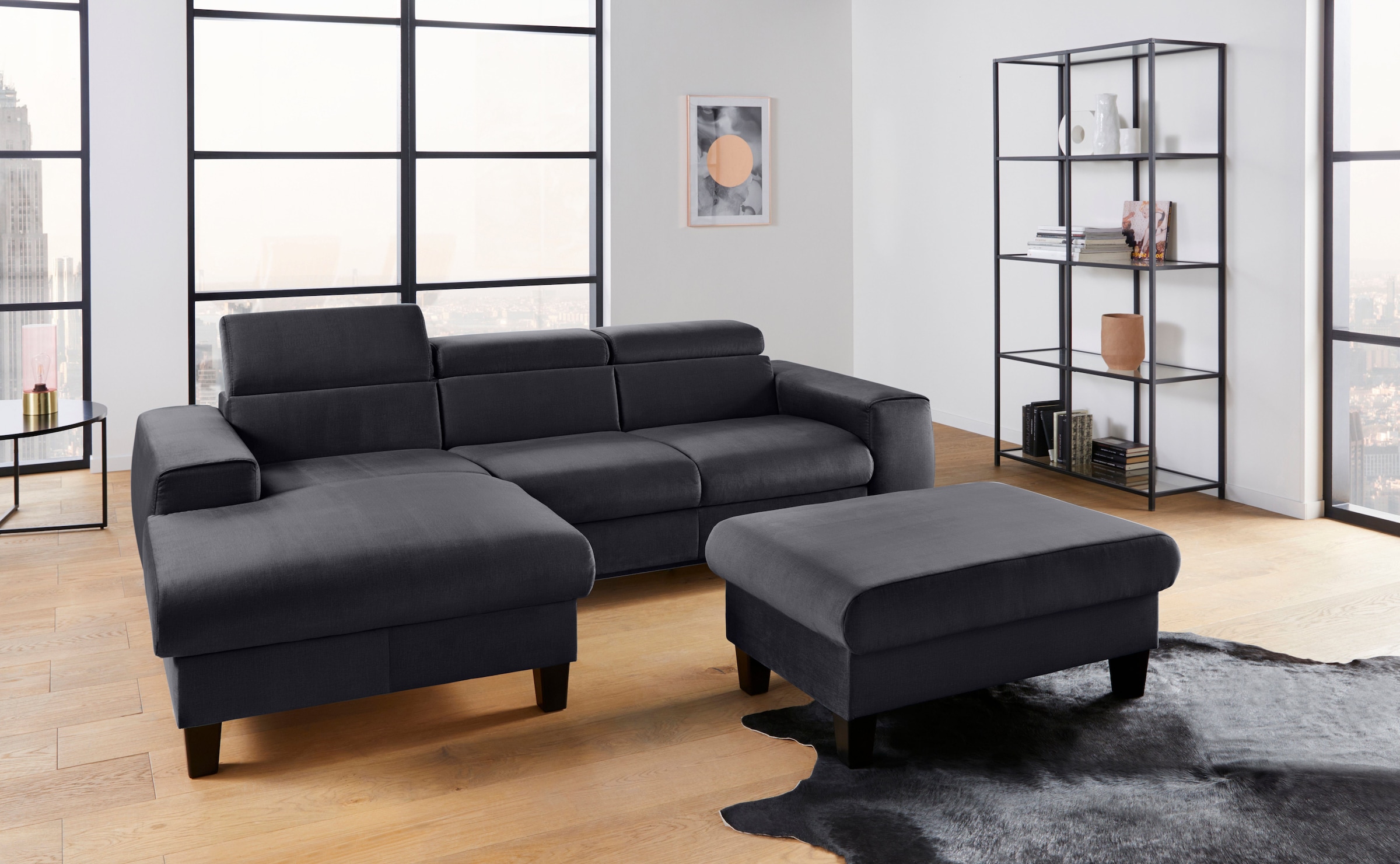 COTTA Polstergarnitur »Morven L-Form«, (Set), Set bestehend aus: Ecksofa mi günstig online kaufen