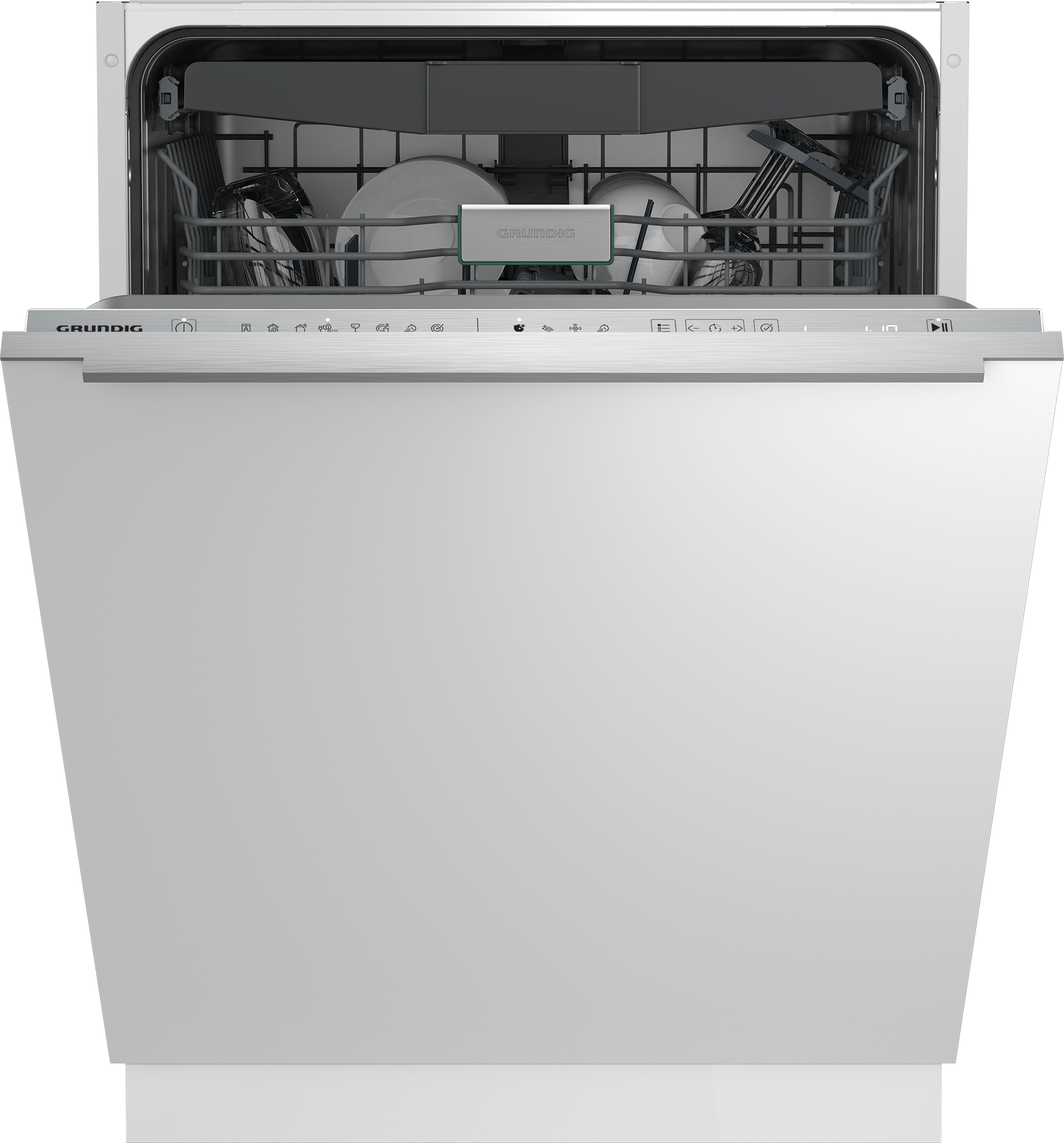 Grundig vollintegrierbarer Geschirrspüler »GNVP4420 7629191677«, 15 Maßgedecke, CornerWash
