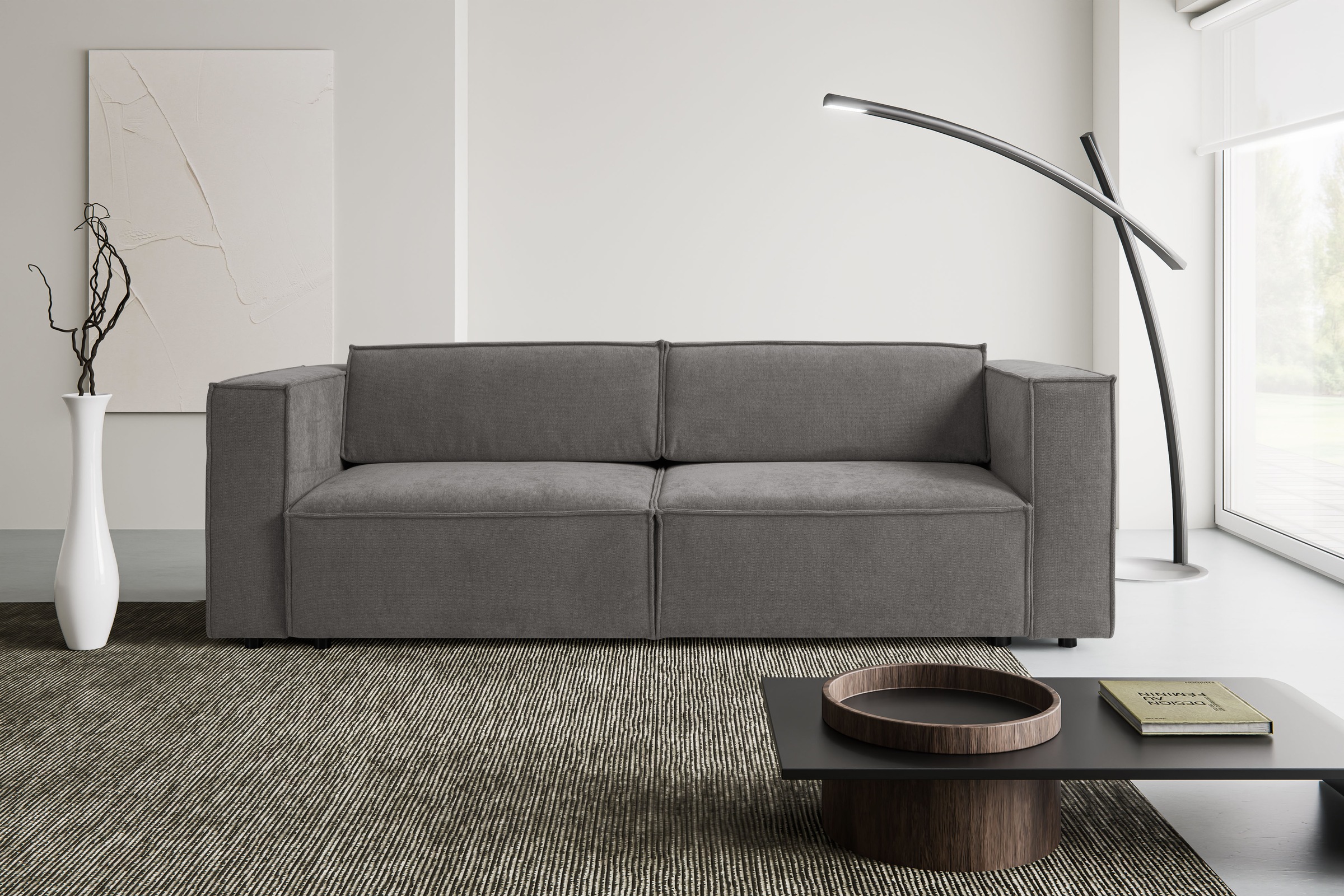 WERK2 Schlafsofa »Kansas Breite 252 cm, mit extragroßer Liegefläche 202x152 günstig online kaufen