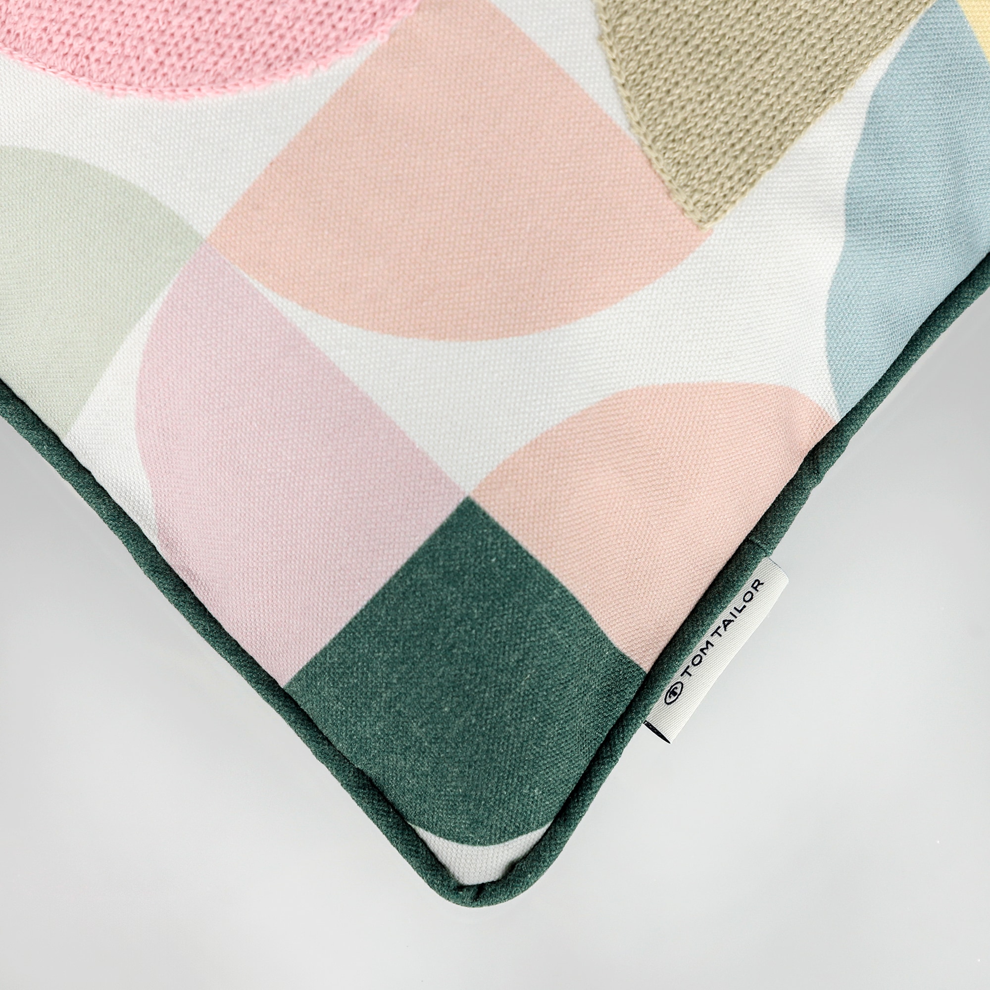 TOM TAILOR HOME Kissenbezug »Moulds« modern bestickt und bedruckt