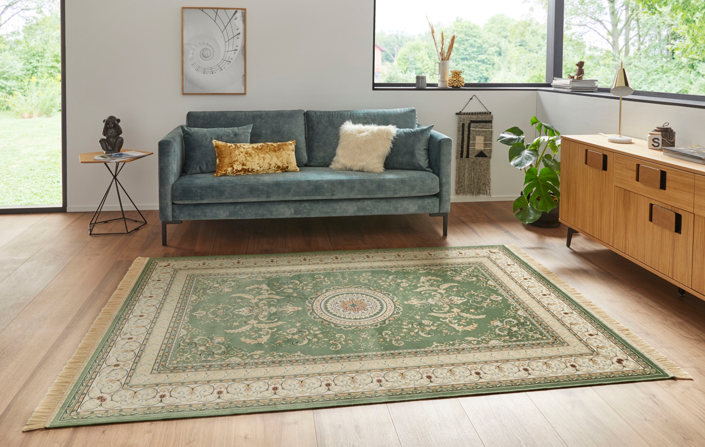 HANSE Home Teppich »Antik Negar«, rechteckig, 5 mm Höhe, Orientalisch mit F günstig online kaufen