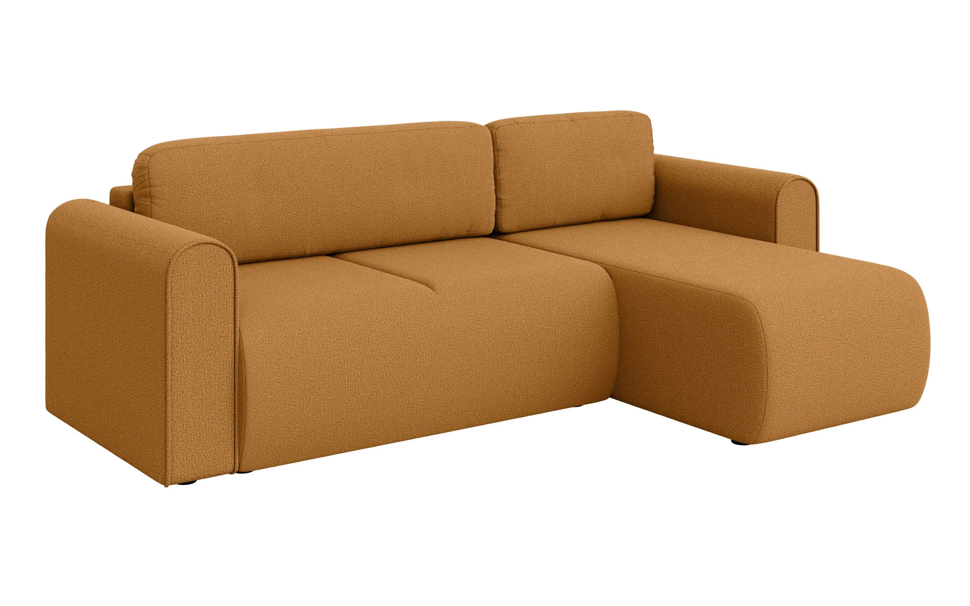INOSIGN Ecksofa »Zacharia wahlweise Schlafsofa mit Bettkasten, B/T/H 250/166/86 cm«, L-Form mit Wellenunterfederung, Recamiere beidseitig montierbar