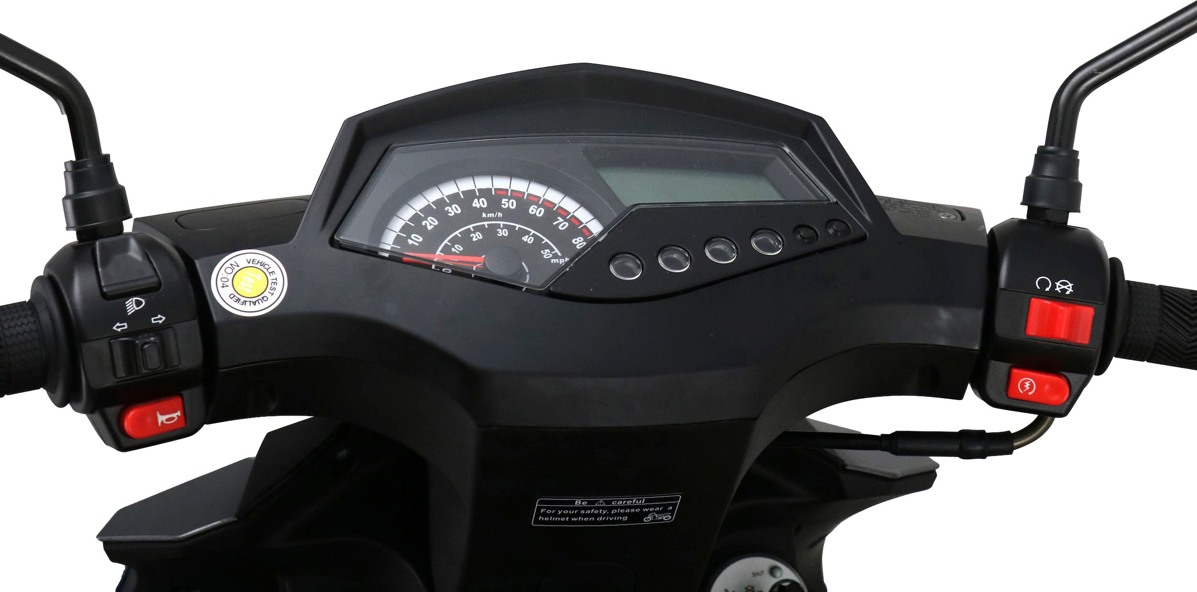 Alpha Motors Motorroller »Mustang FI«, 50 cm³, 45 km/h, Euro 5, 3 PS, mit USB-Anschluss und Lenkerschloss, sportliches Design