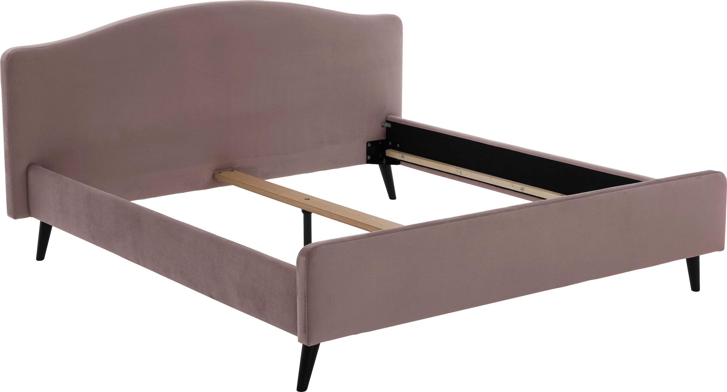 ATLANTIC home collection Polsterbett »Tamiga«, mit Massivholzfüße