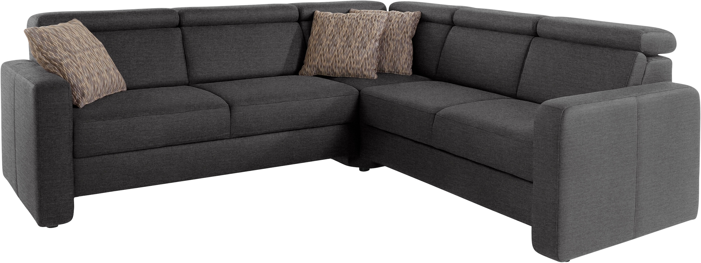 sit&more Ecksofa »Bologna L-Form«, Kopfteilverstellung, wahlweise mit Bettfunktion und Schubkasten