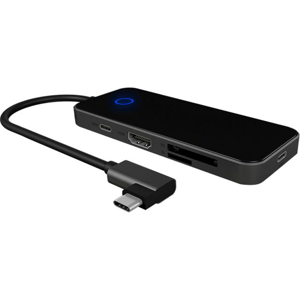 Raidsonic Laptop-Dockingstation »ICY BOX USB Type-C DockingStation mit integriertem Kabel«