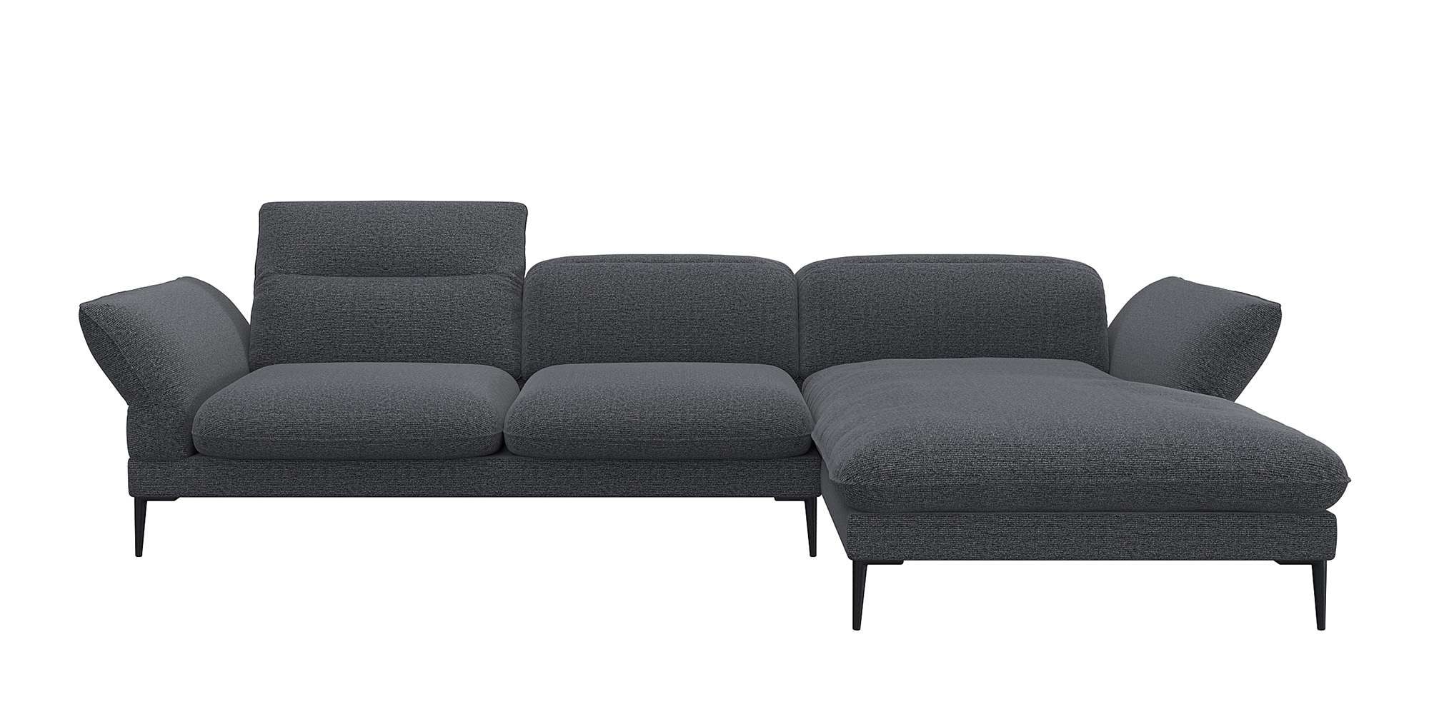 FLEXLUX Ecksofa »Salino, Funktionssofa mit Recamiere, Relaxsofa, Ecksofa«, günstig online kaufen