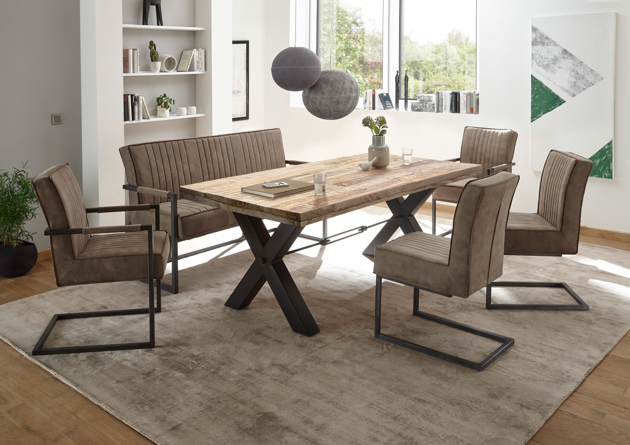 Stolkom Freischwinger »Linda« () Federkern im Sitz, 2er-Set Freischwinger S günstig online kaufen