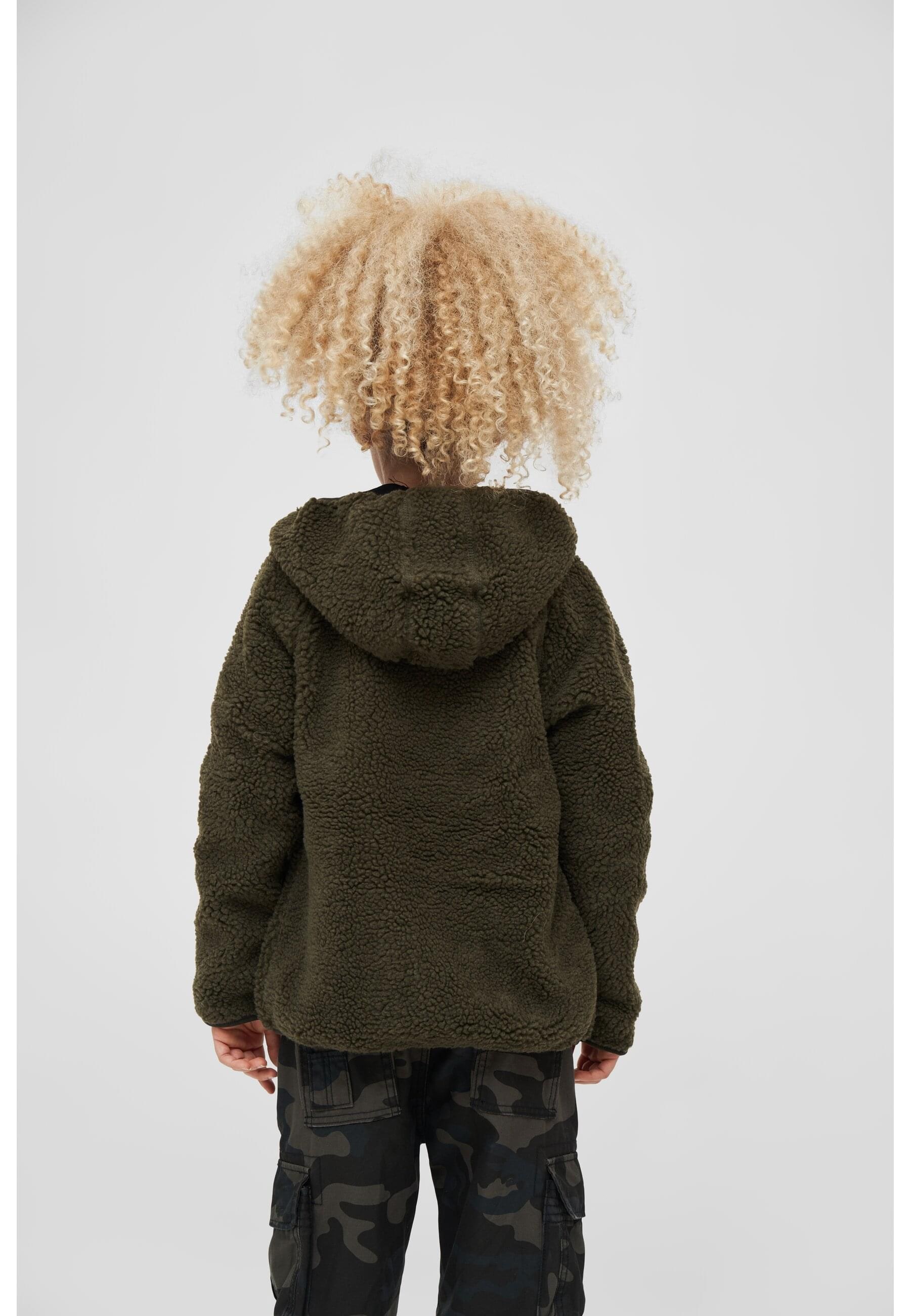 Brandit Allwetterjacke »Brandit Damen Kids Teddyfleecejacket Hood« 1 Stk. tlg. mit Kapuze