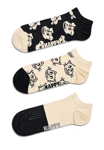 Happy Socks Sneakersocken, (Set, 3 Paar), mit verspielten Mustern