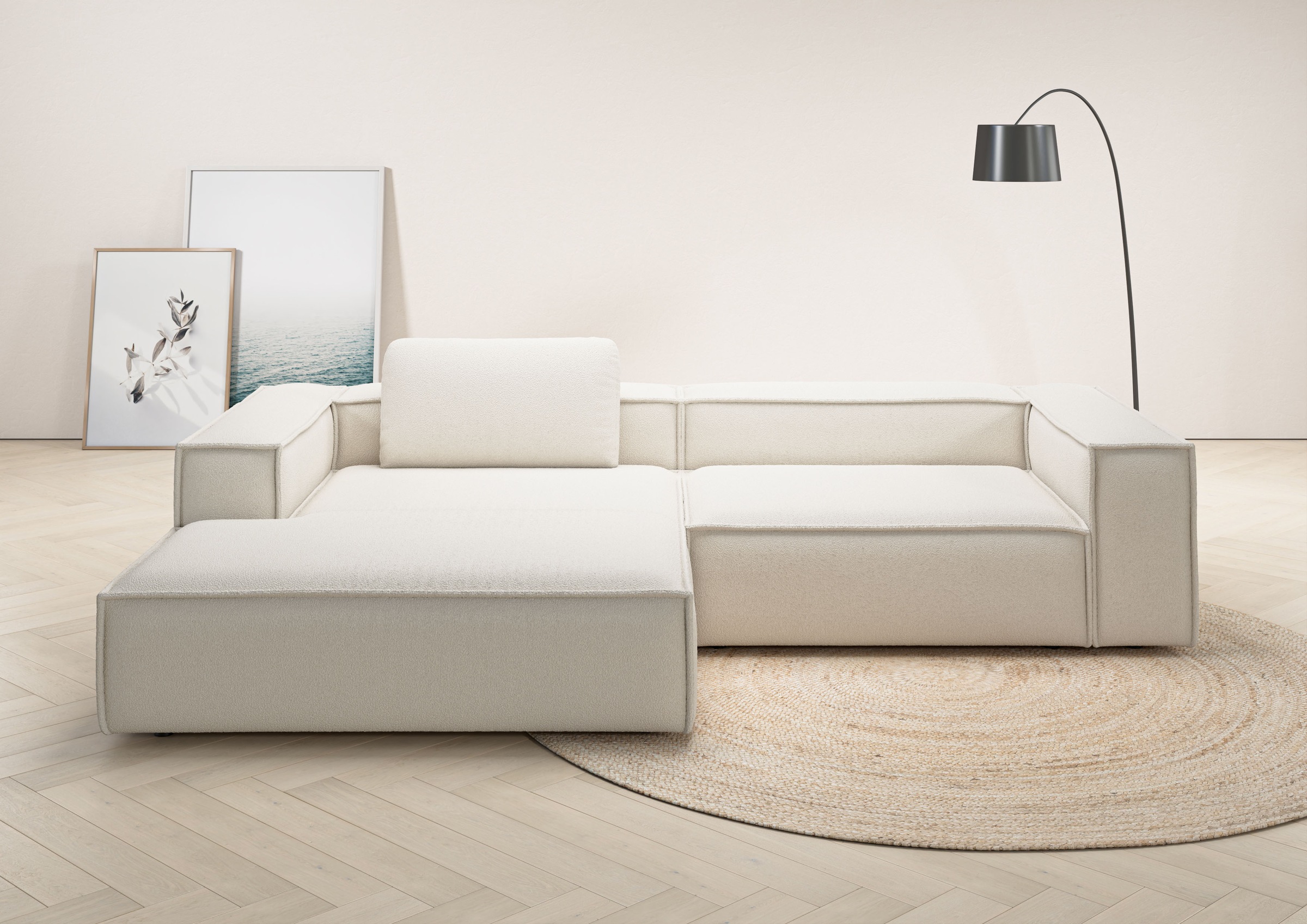 Places of Style Ecksofa »Watertown, modernes XXL L-Form, 306 cm breit«, Gro günstig online kaufen
