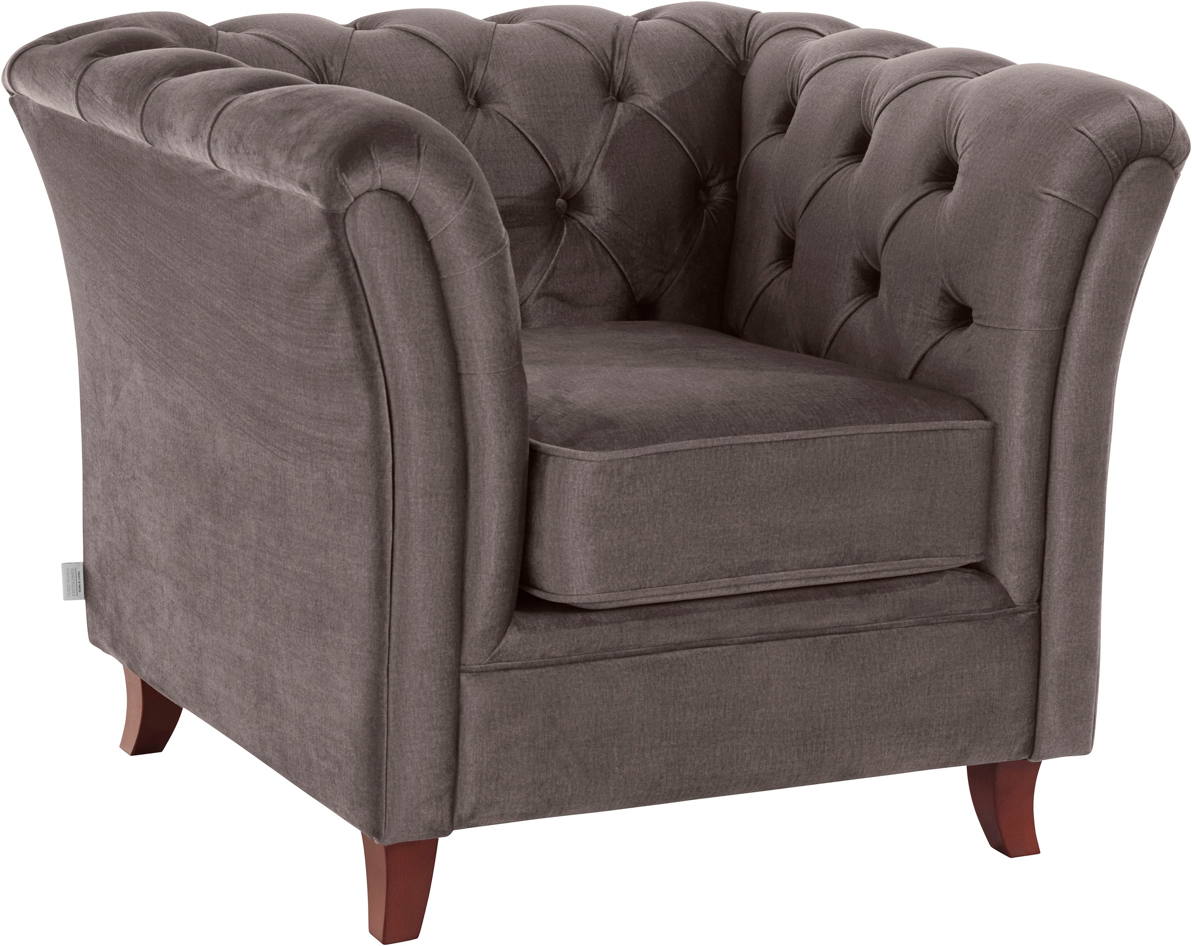 Home affaire Chesterfield-Sessel »Reims Cocktailsessel, Sessel«, mit echter Chesterfield-Knopfheftung, hochwertige Verarbeitung