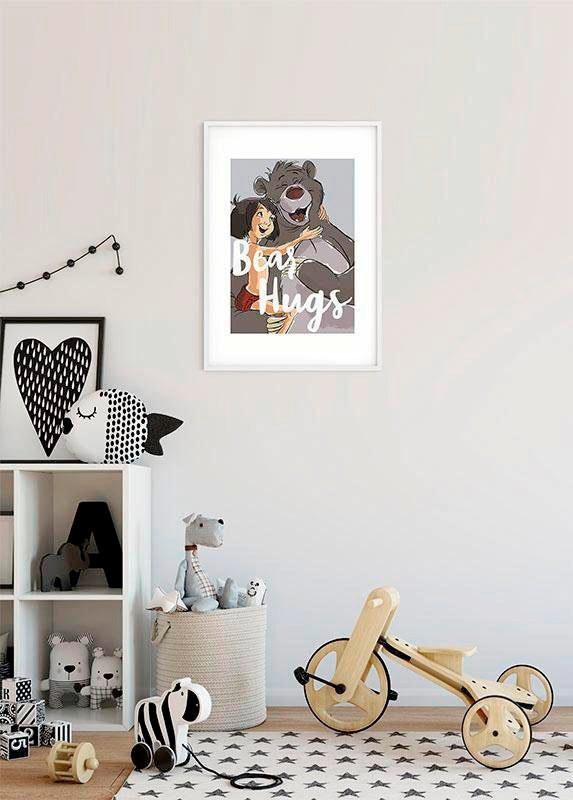 Komar Bild »Bear Hug«, Disney, (1 St.), Wandbild zur Dekoration im Kinderzimmer - ohne Rahmen